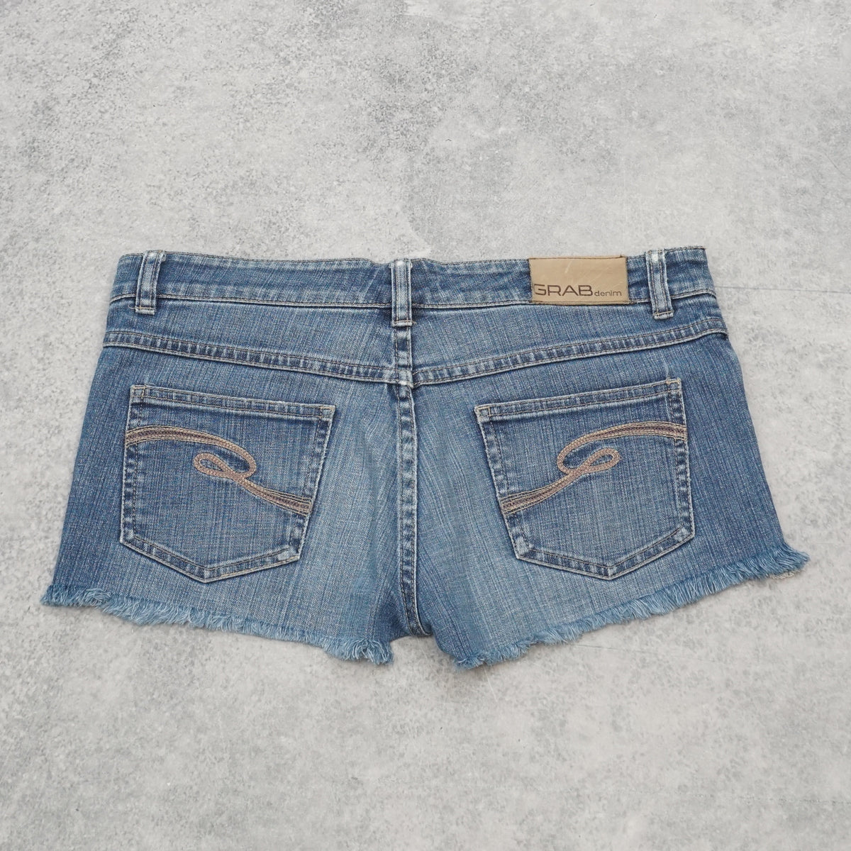 2000s Grab Denim Light Wash Shorts