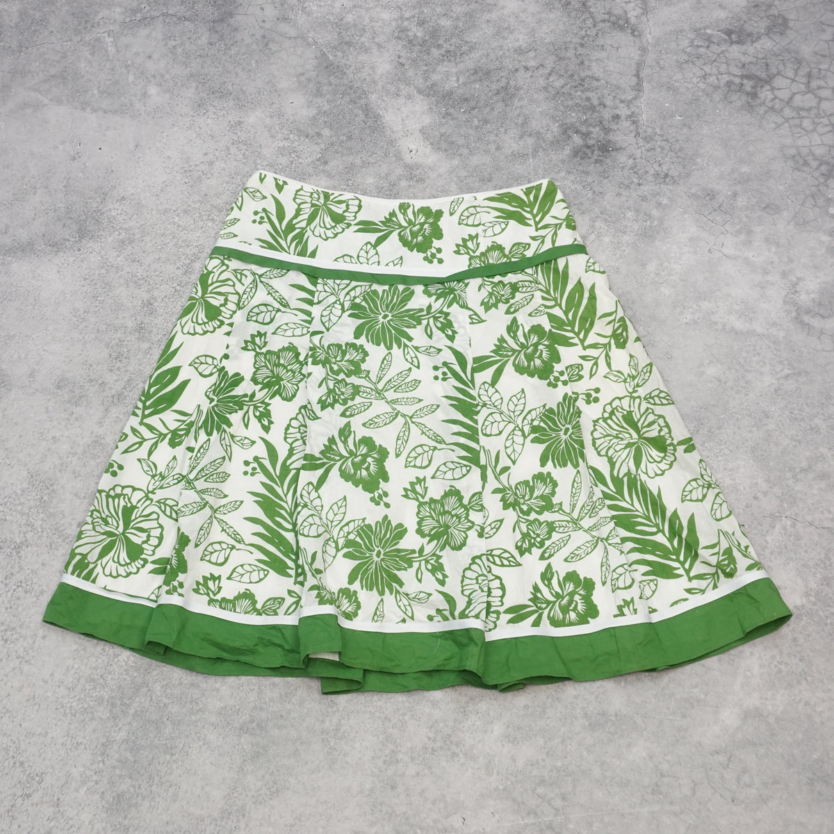 2000s Esprit Floral Pleated Skirt