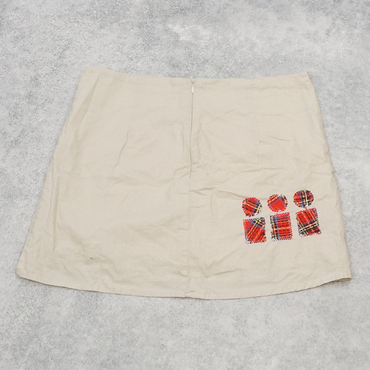 Patchwork Star Tartan Mini Skirt