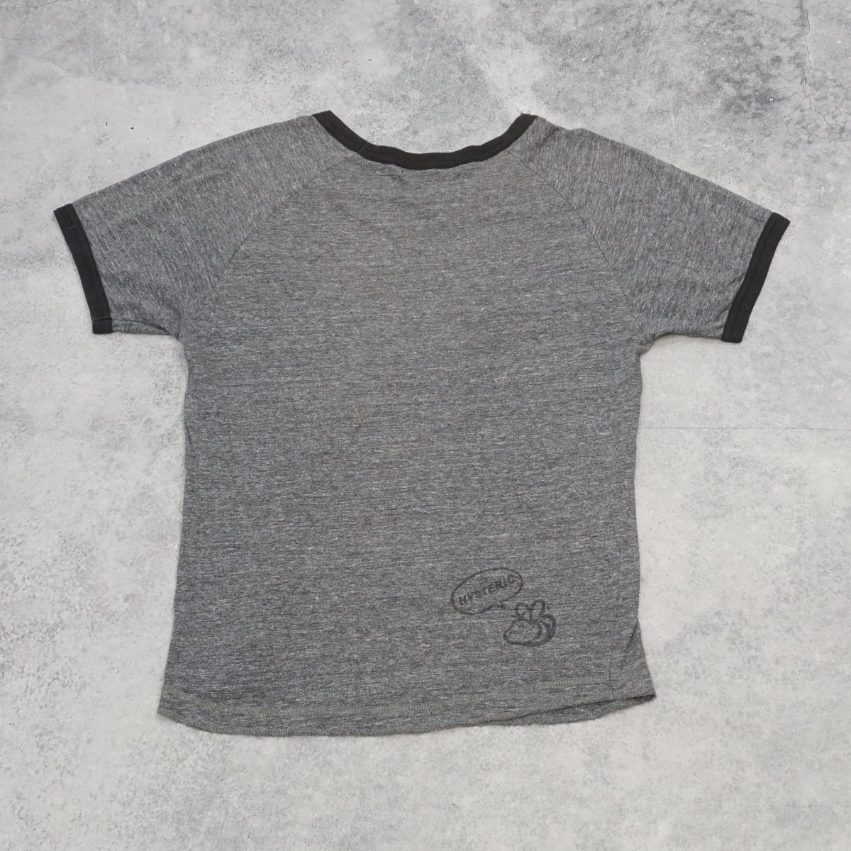Hysteric Glamour Ringer Graphic Cropped T-Shirt