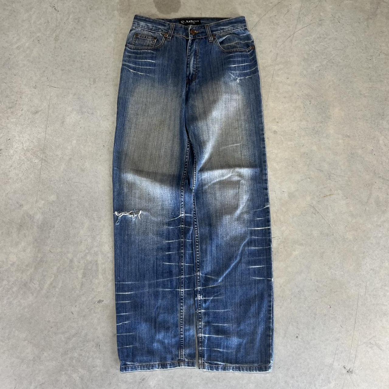2000s Kawusi Embroidered Jeans