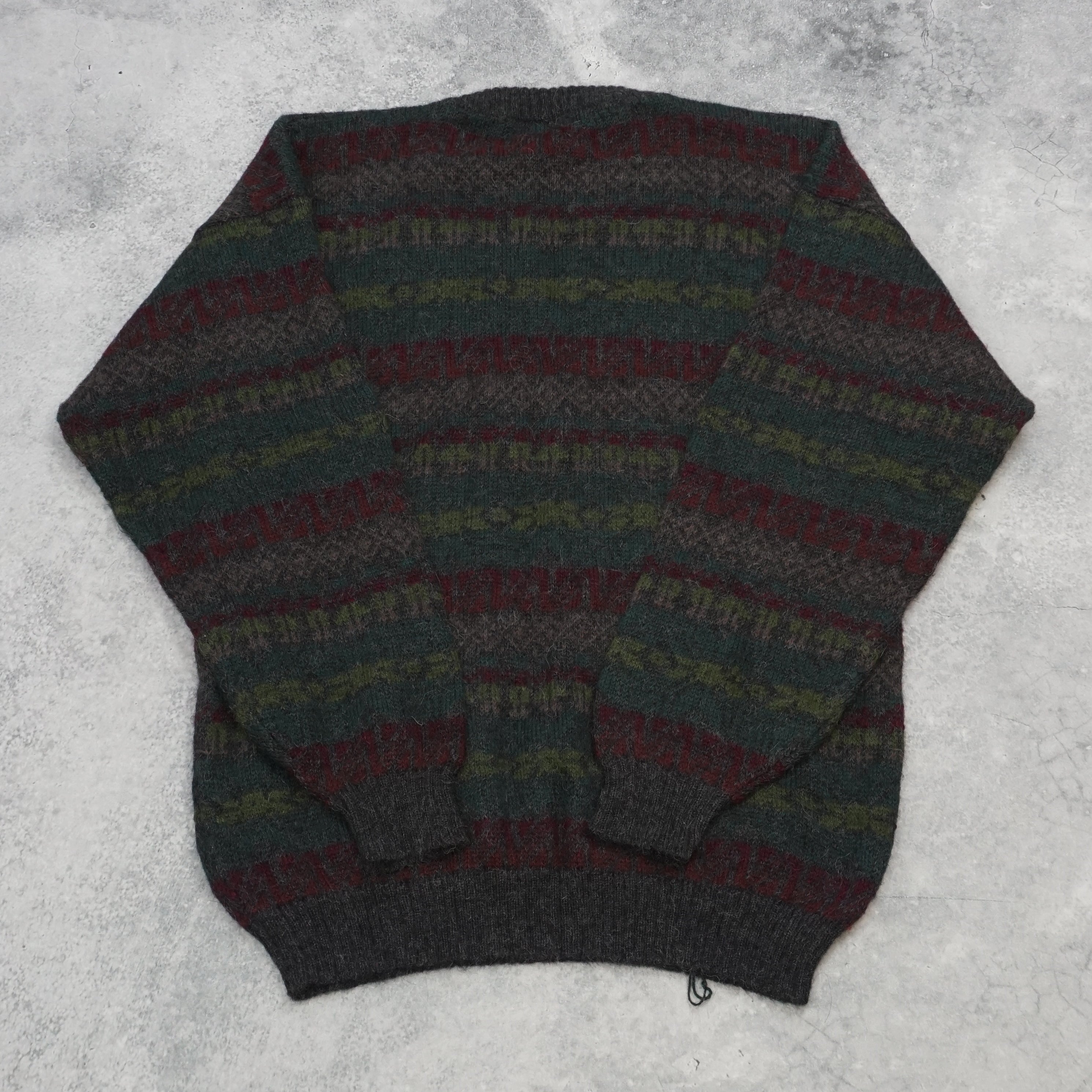 90s Gordon Striped Knit Sweater