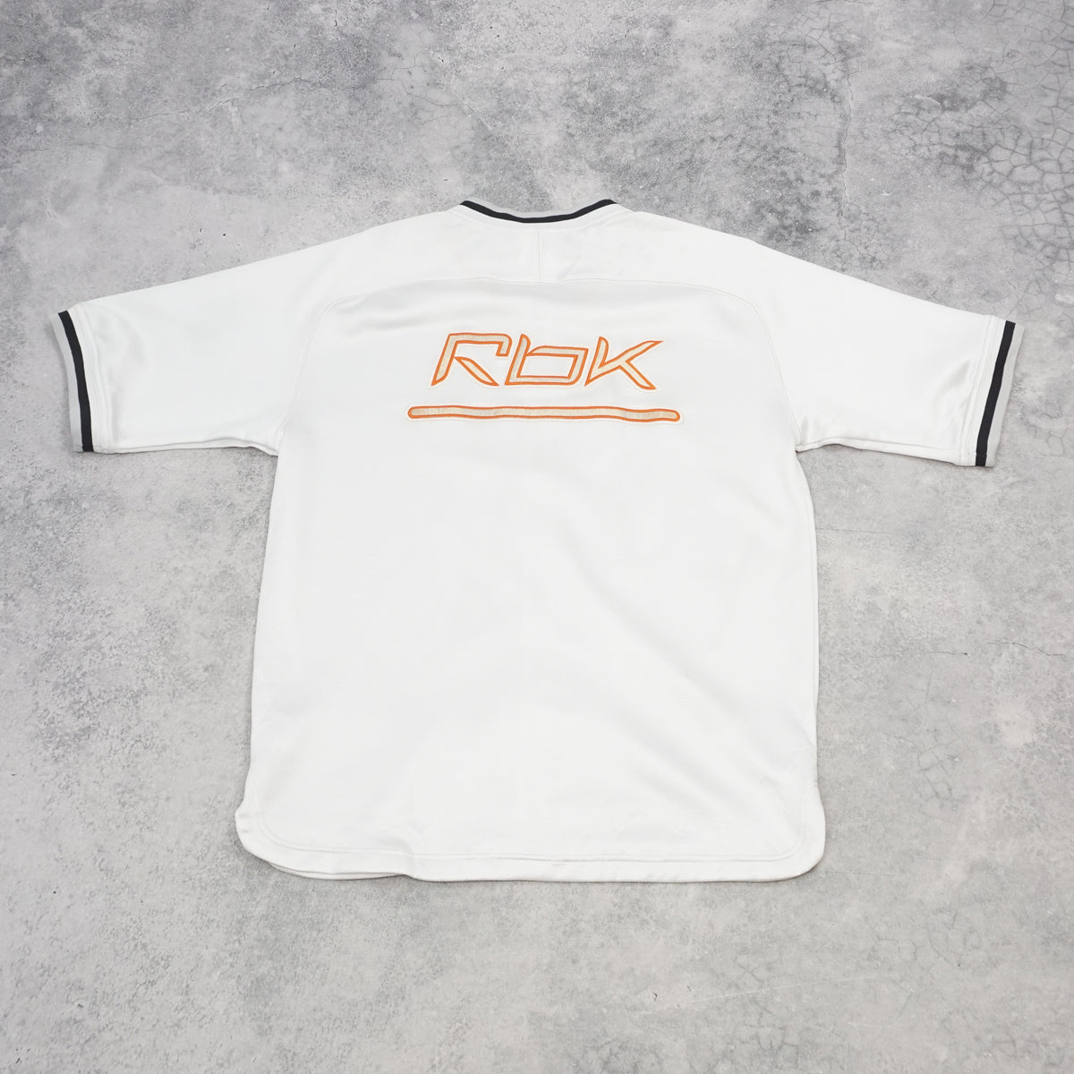 2000s Reebok Embroidered Short Sleeve Zip Up Jersey