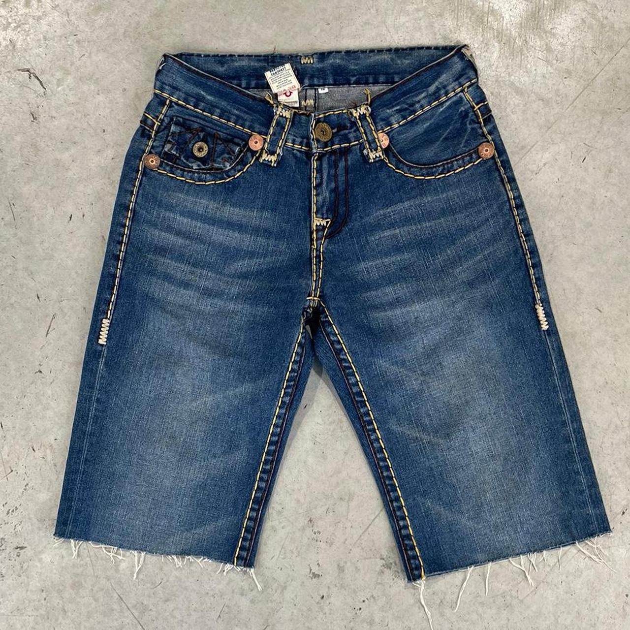 2000s True Religion Super T Jorts Denim