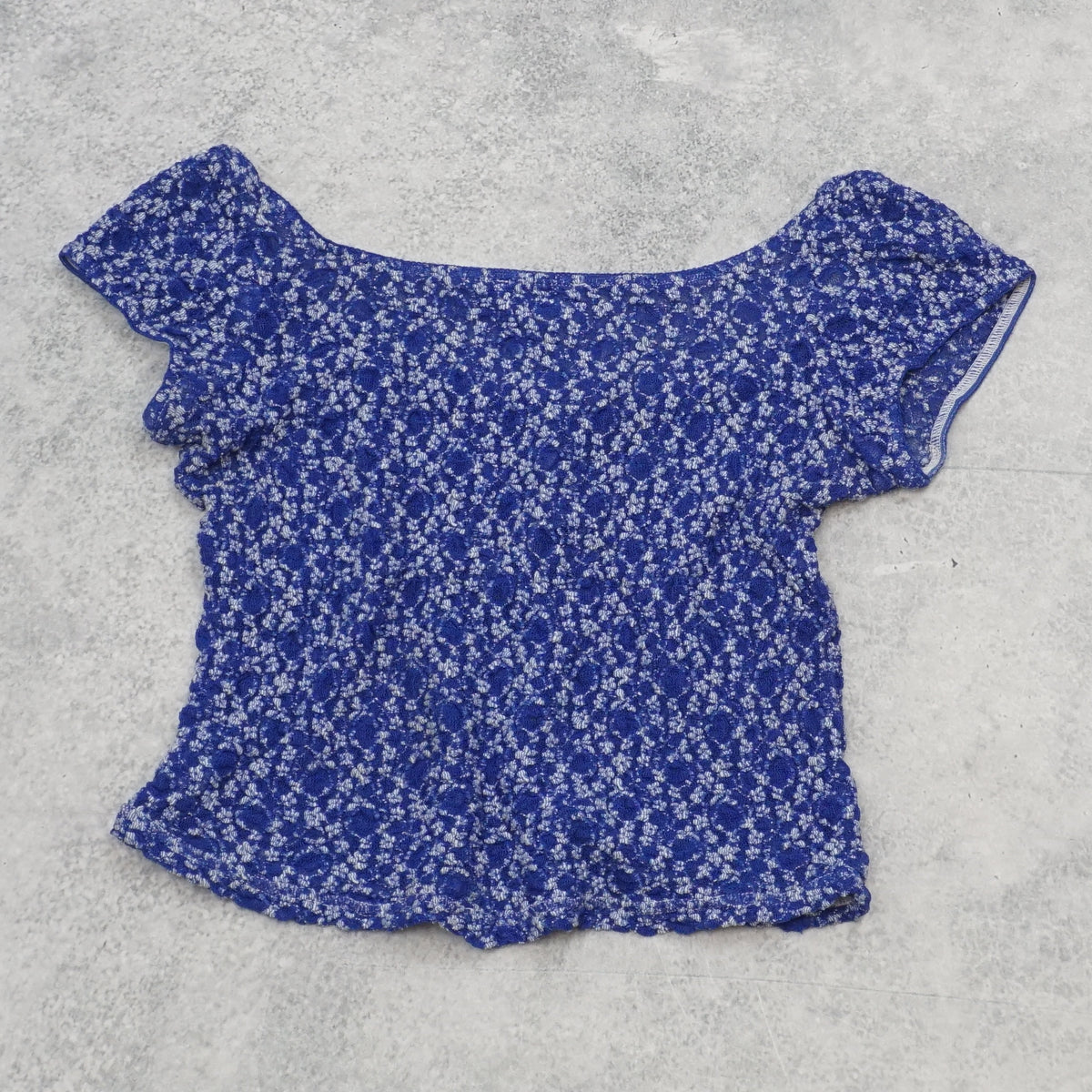 Permanent Vacation Floral Lace Top