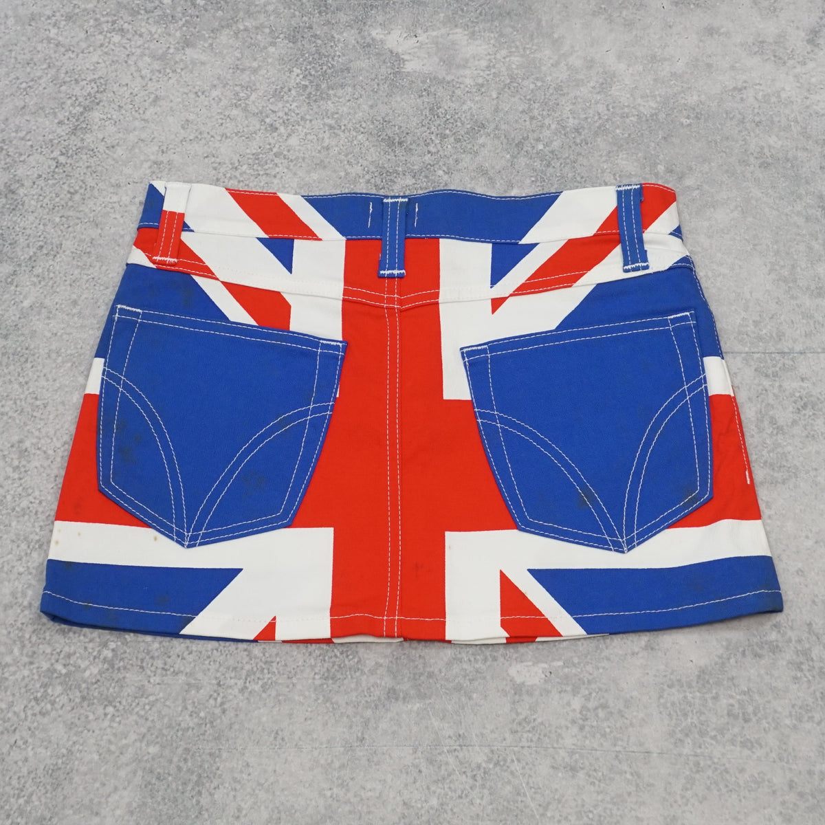 2000s Dolce & Gabbana Union Jack Mini Skirt