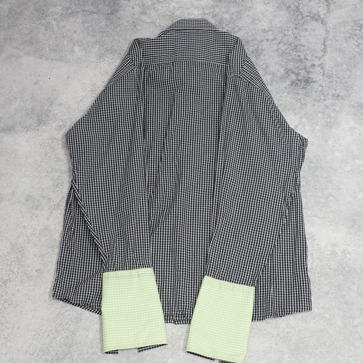 Tarnava Check Contrast Cuff Shirt