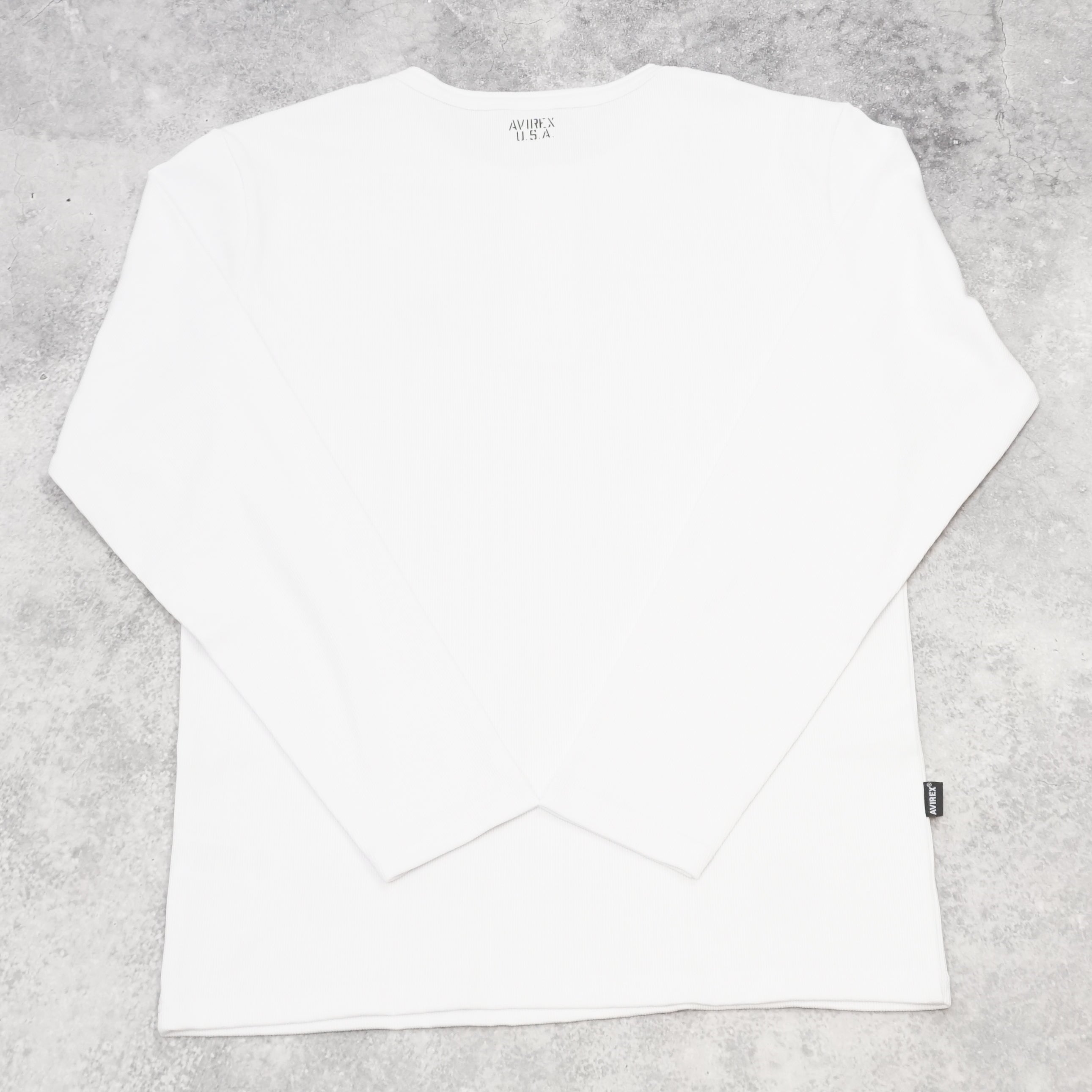 Avirex Daily Wear Henley Long Sleeve Top