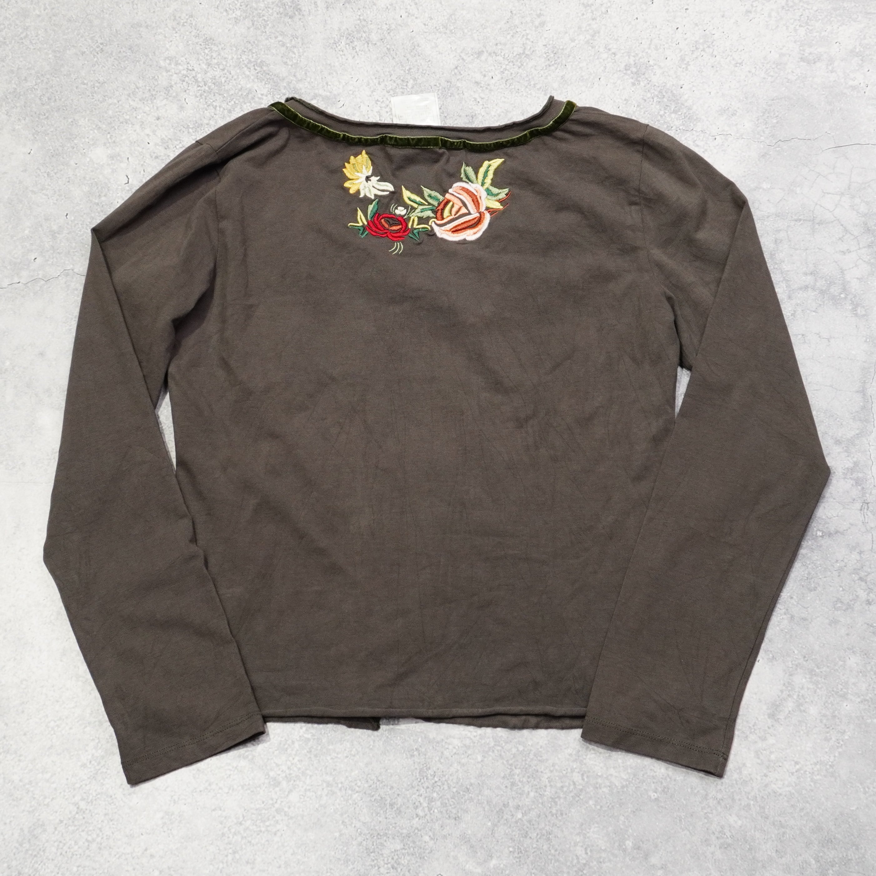 2000s Christian Dior Embroidered Floral T-Shirt