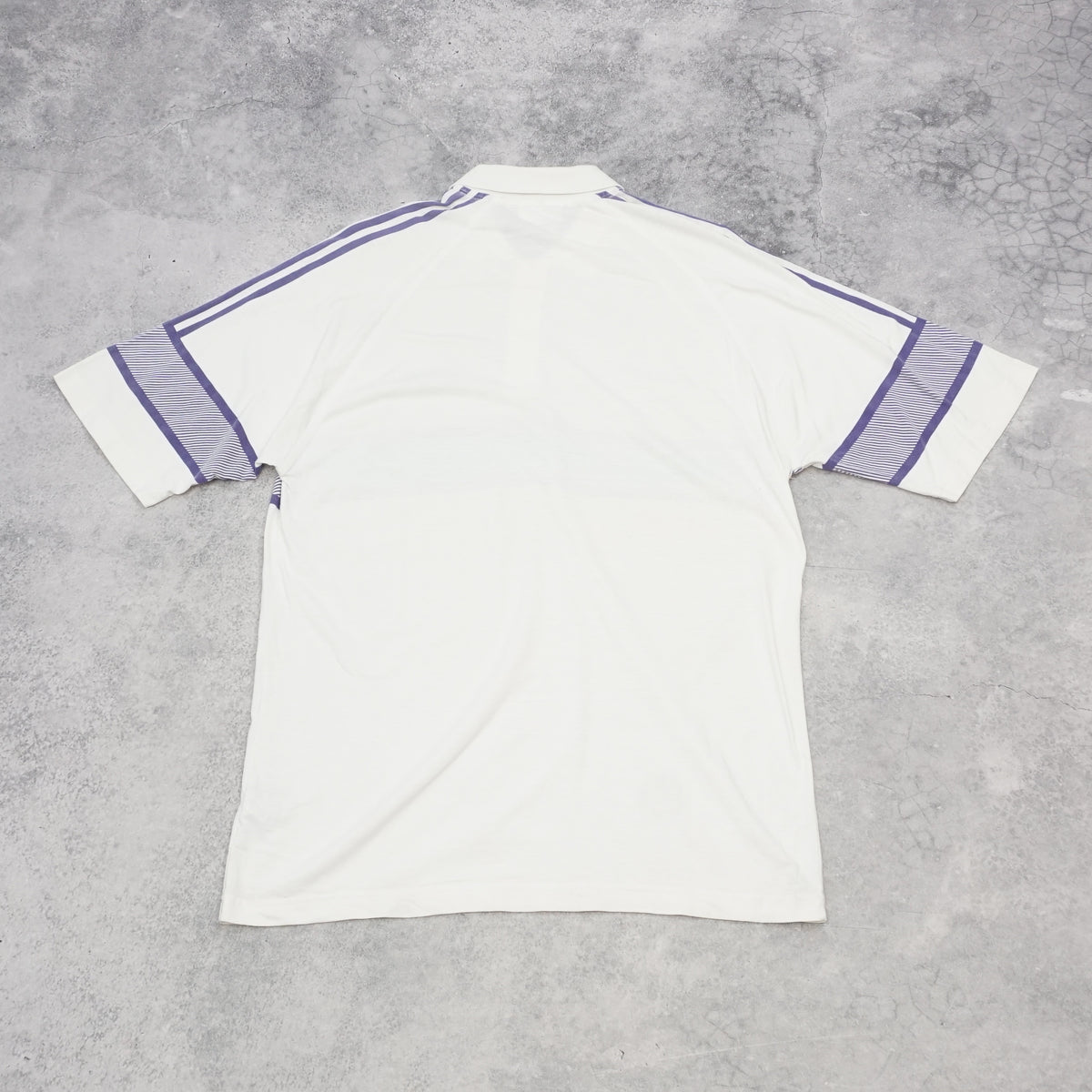 80s Adidas Tennis Striped Polo