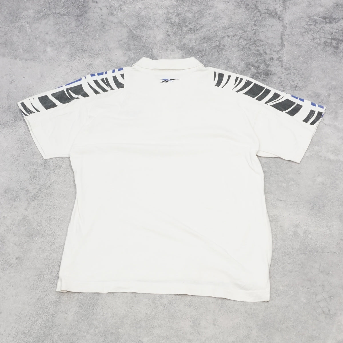 90s Reebok Shoulder Print Polo