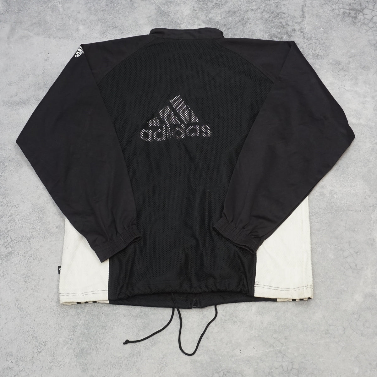 2000s Adidas Three Stripe Mesh Track Jacket