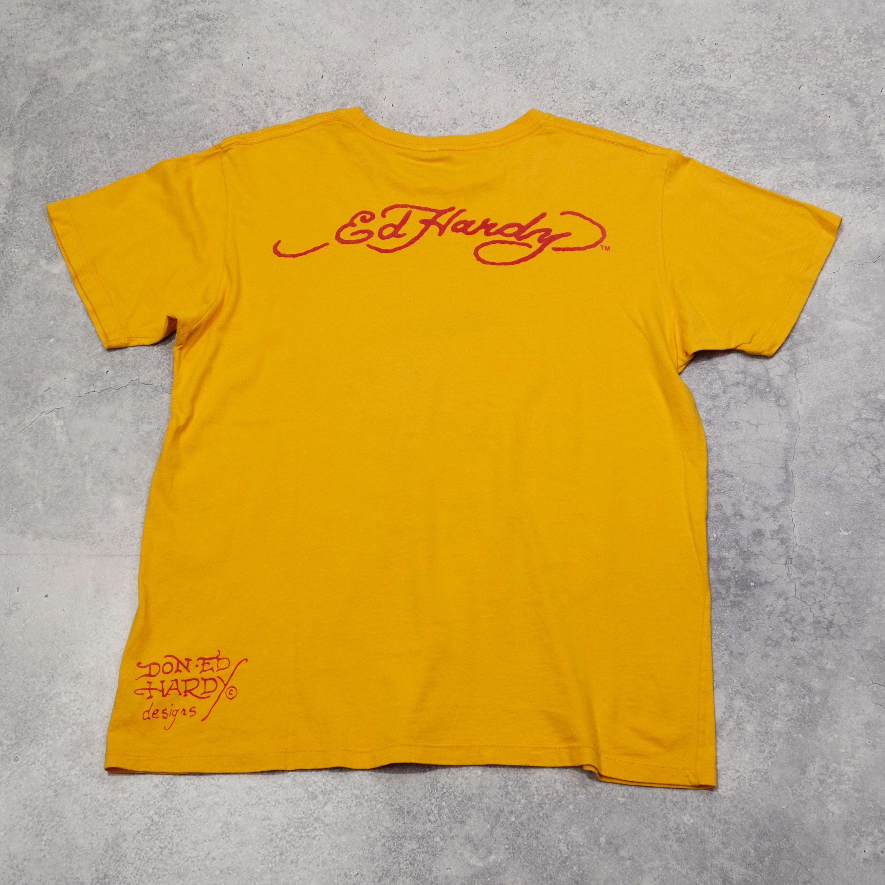 2000s Ed Hardy Graphic Skull T-Shirt