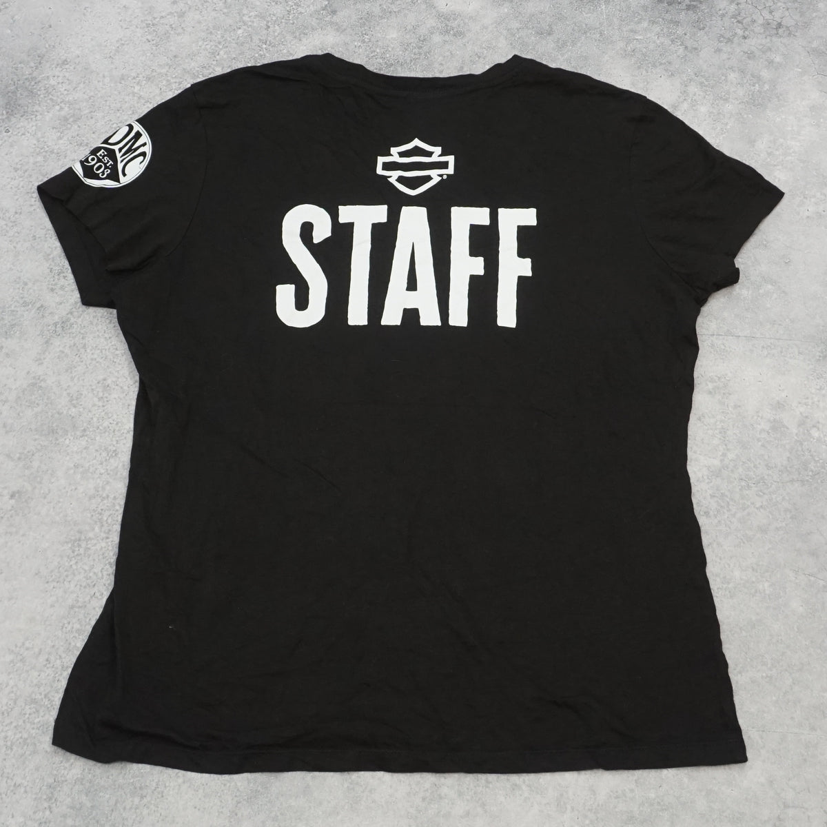 Harley-Davidson Staff Rally Graphic V-Neck T-Shirt