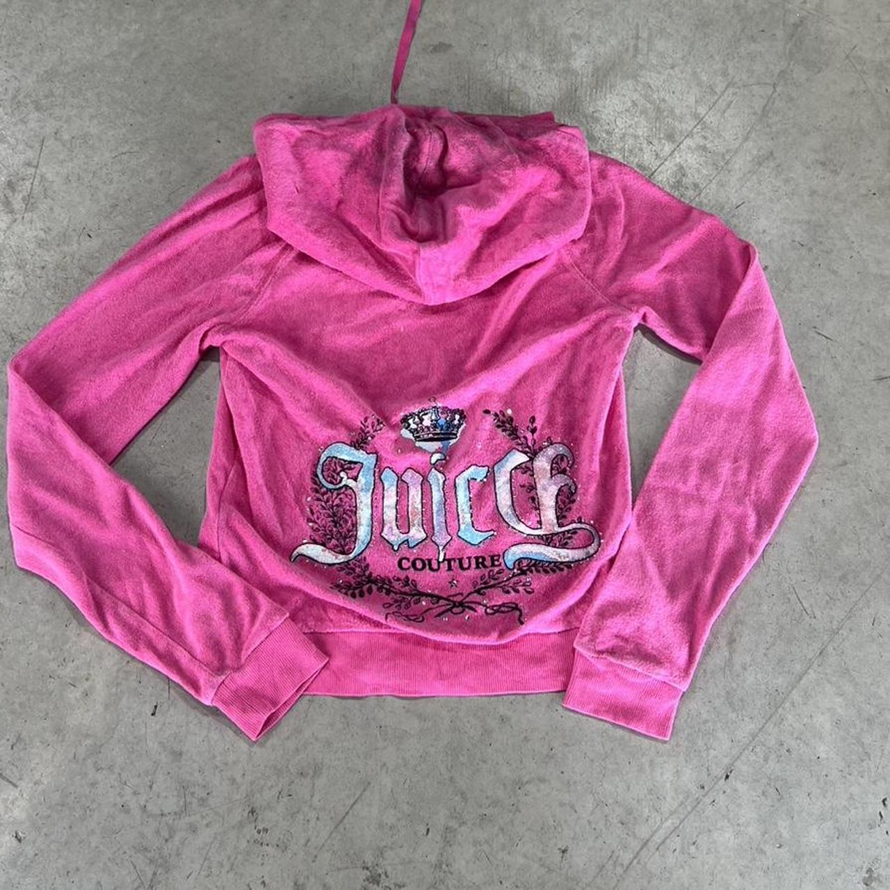 2000s Juicy Couture Velour Hoodie Zip Up