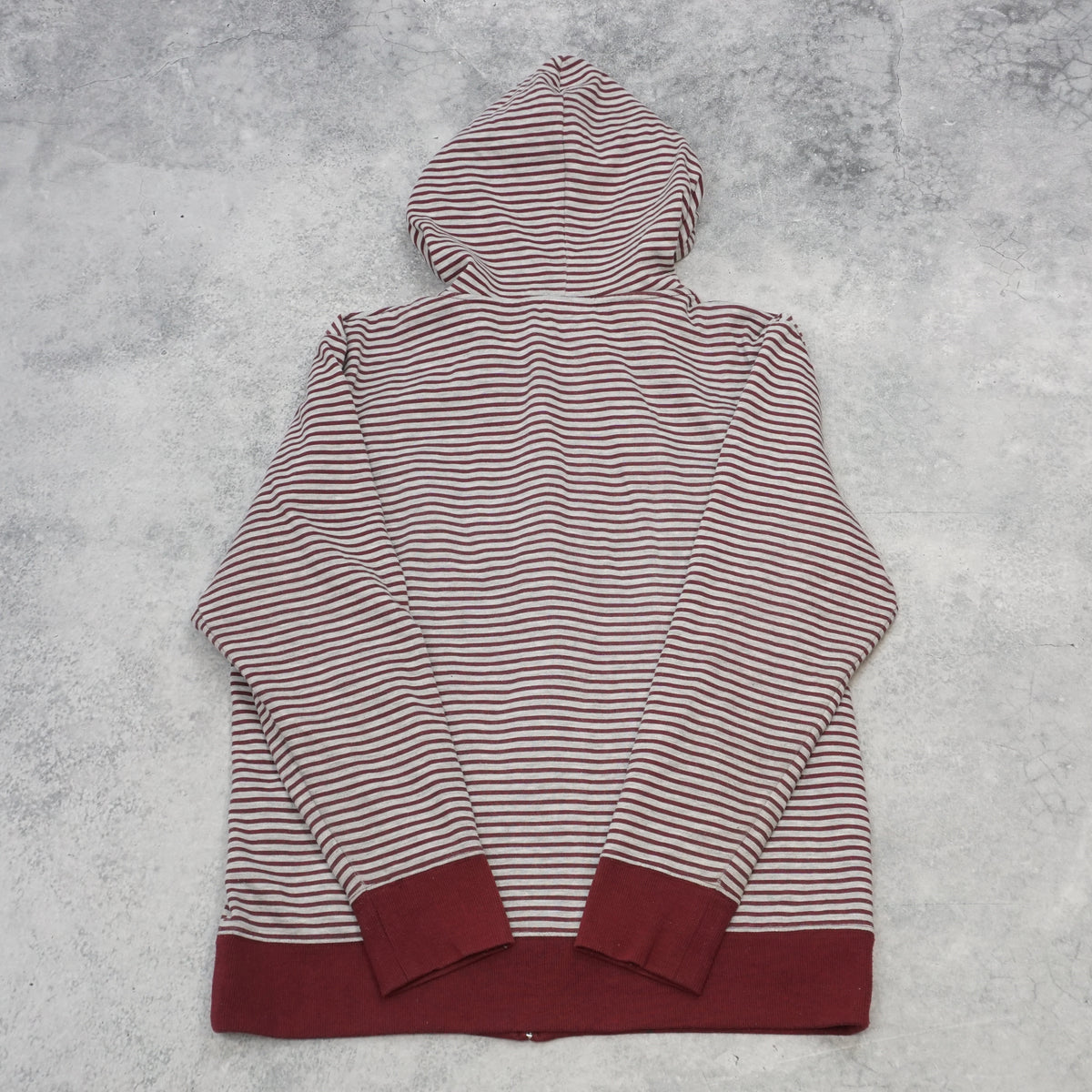 2000s Ozemocean Striped Zip Up Hoodie