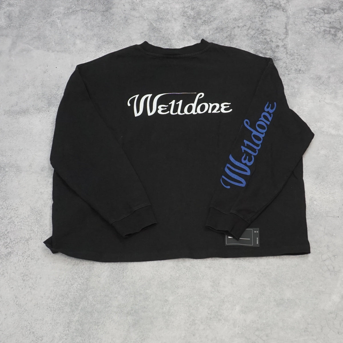 We11Done Horror Collage Graphic Sweater