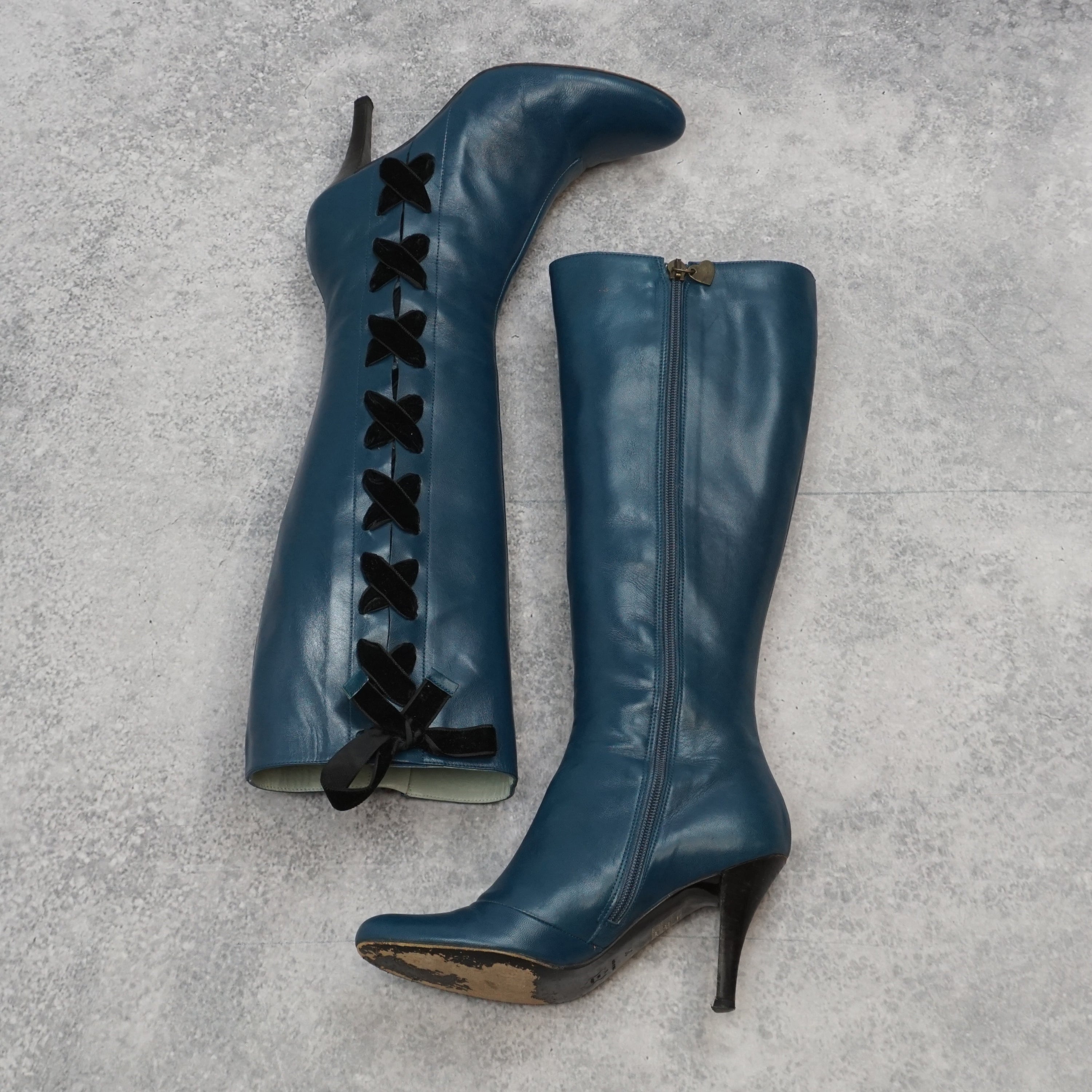 Alannah Hill Knee High Laced Boots