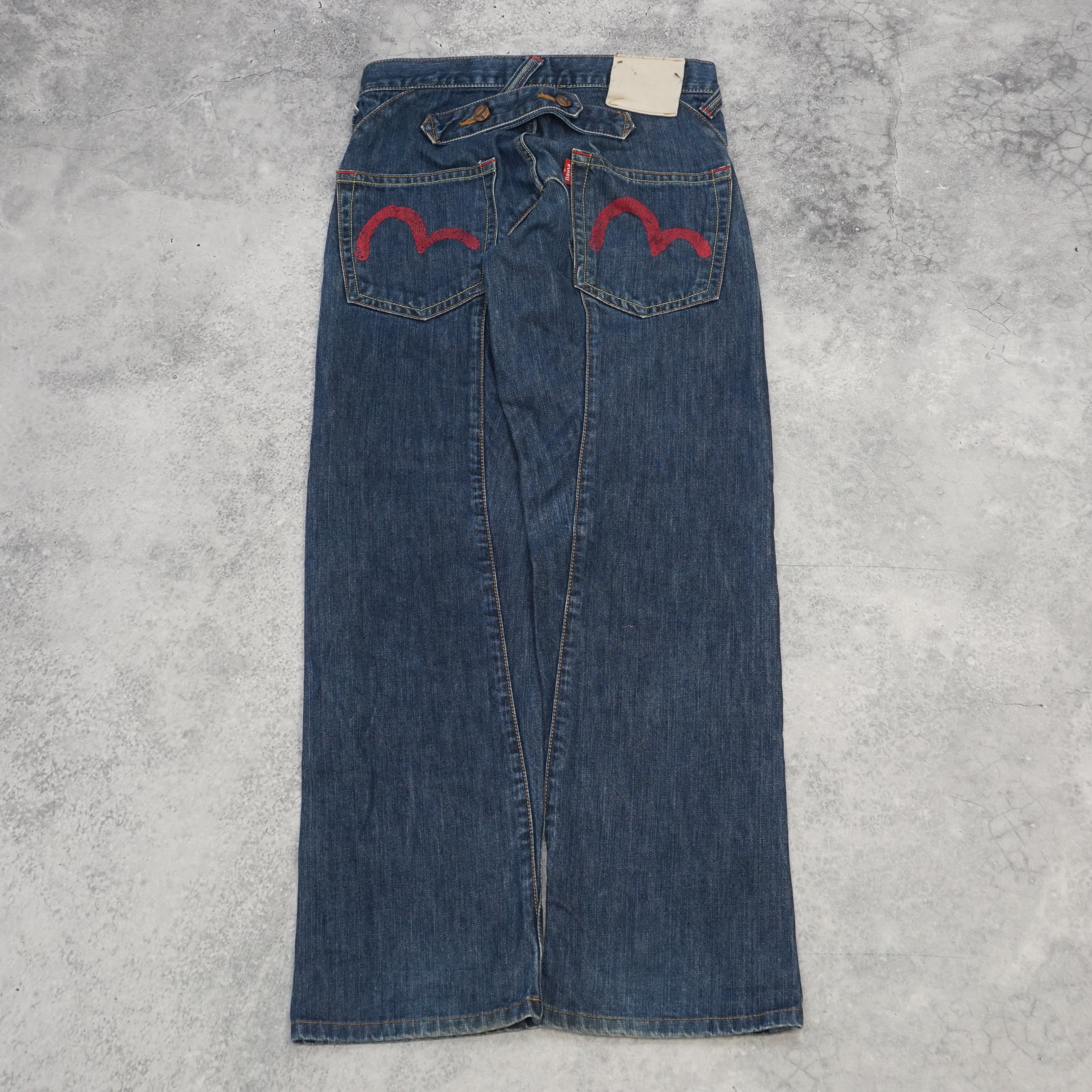 2000s Evisu Denim Graphic Jeans