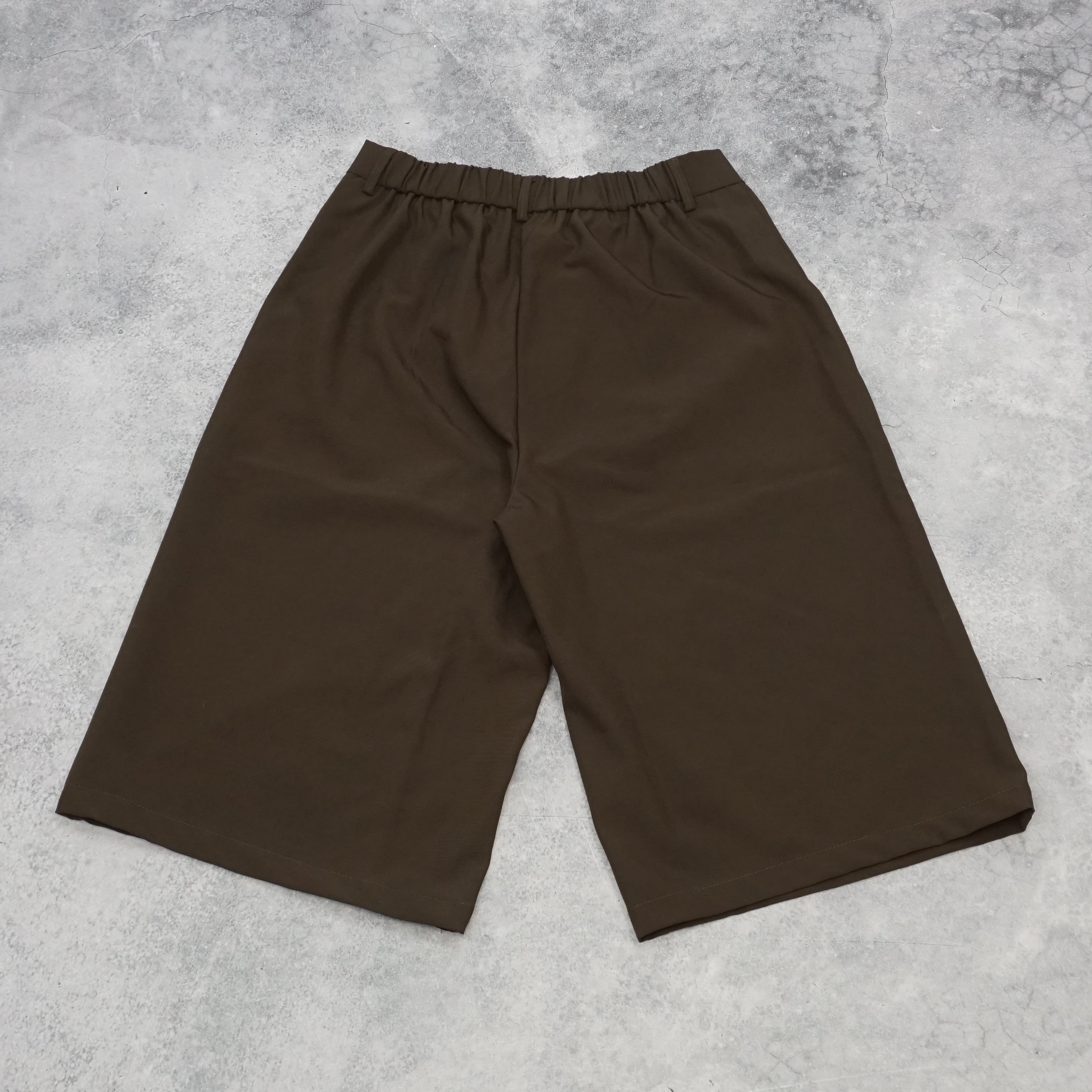 Rtwoho Pleated Wide Leg Shorts