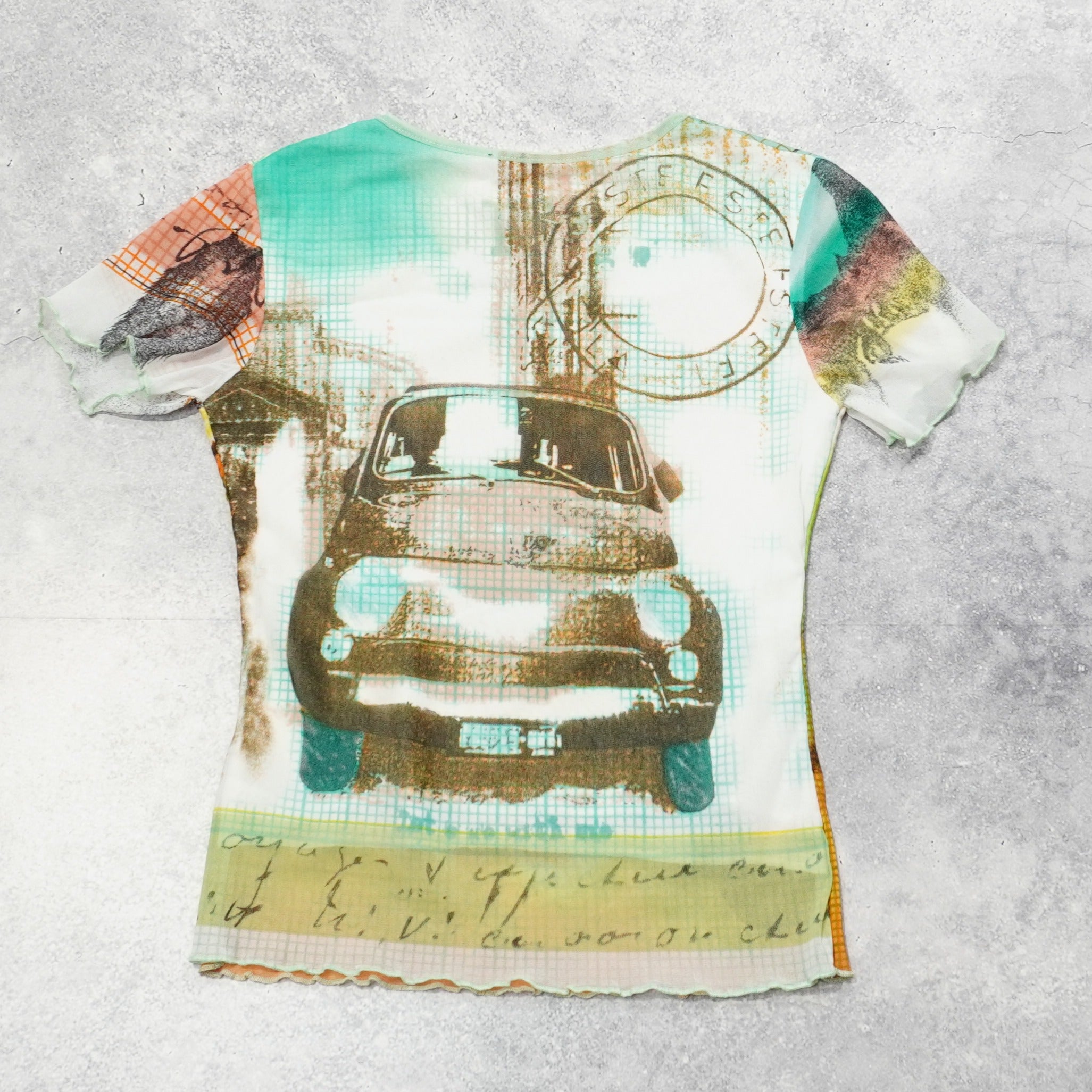 2000s Graphic Print Top
