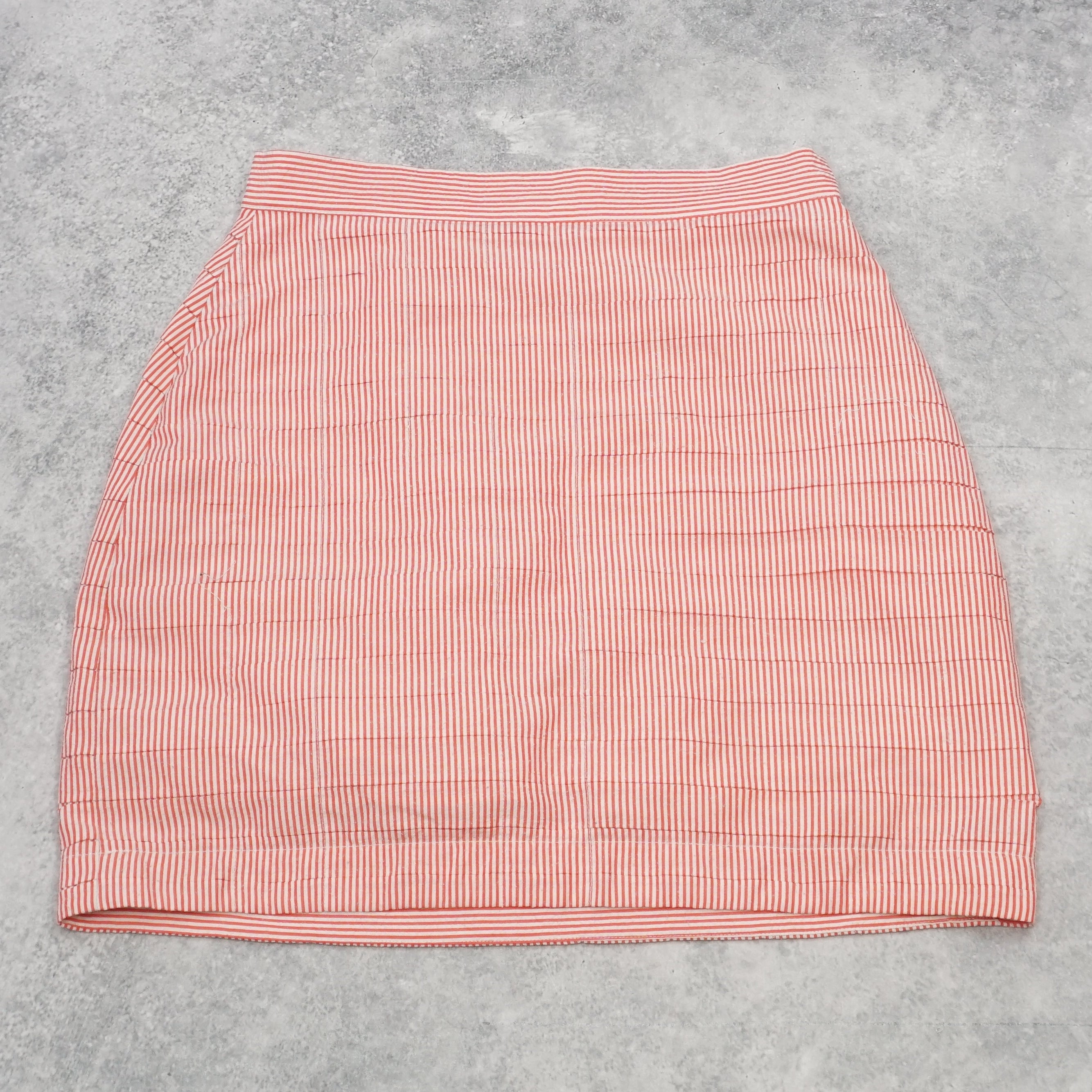 Alpha60 Striped  Mini Skirt
