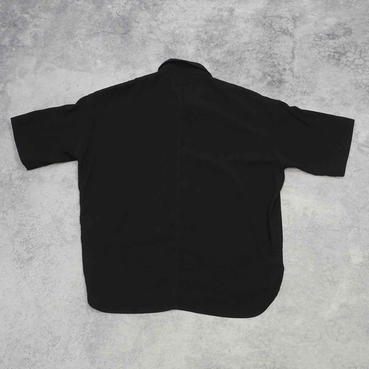 Public Tokyo Asymmetric Hem Boxy Button Up