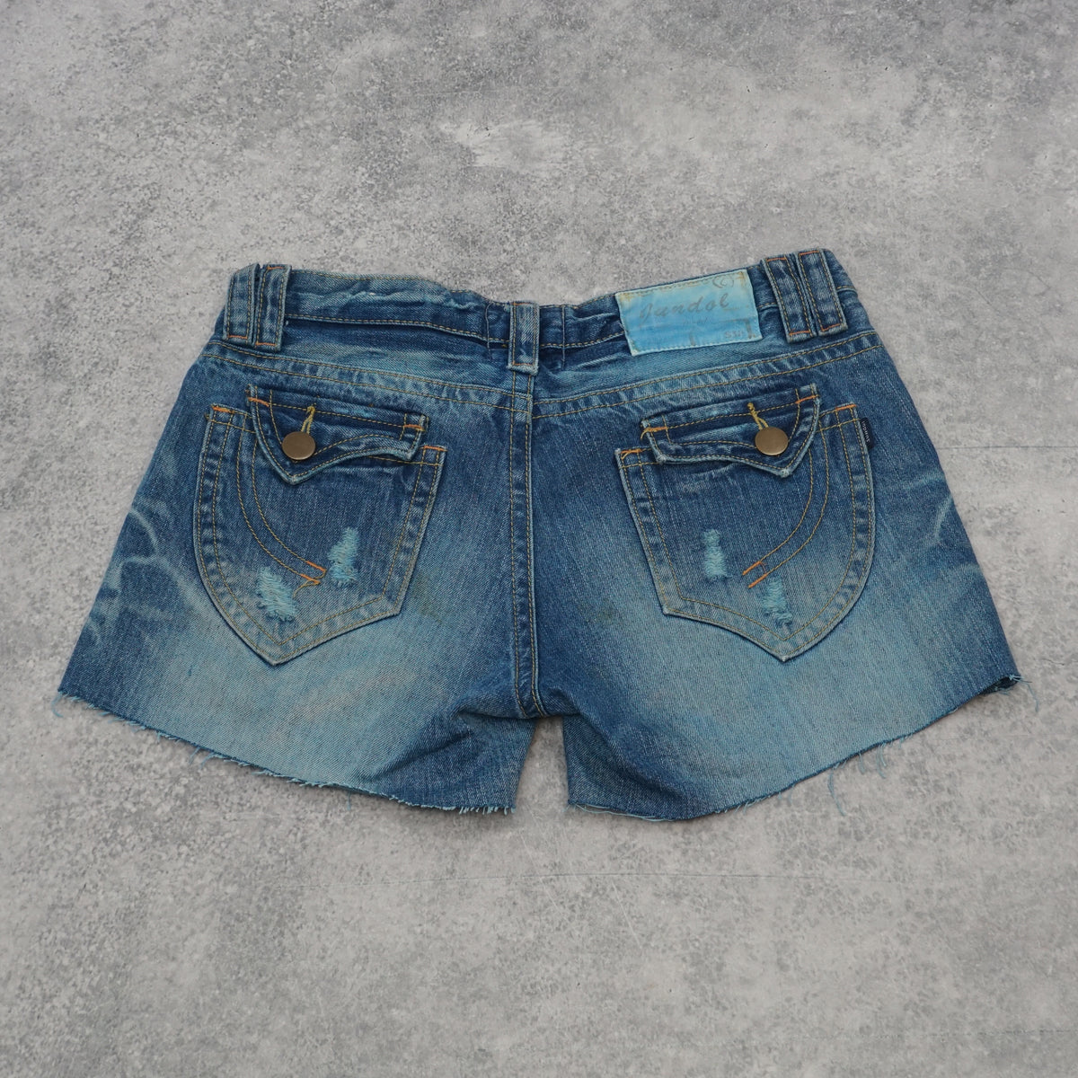 2000s Jundol Jeans Low Rise Distressed Jorts