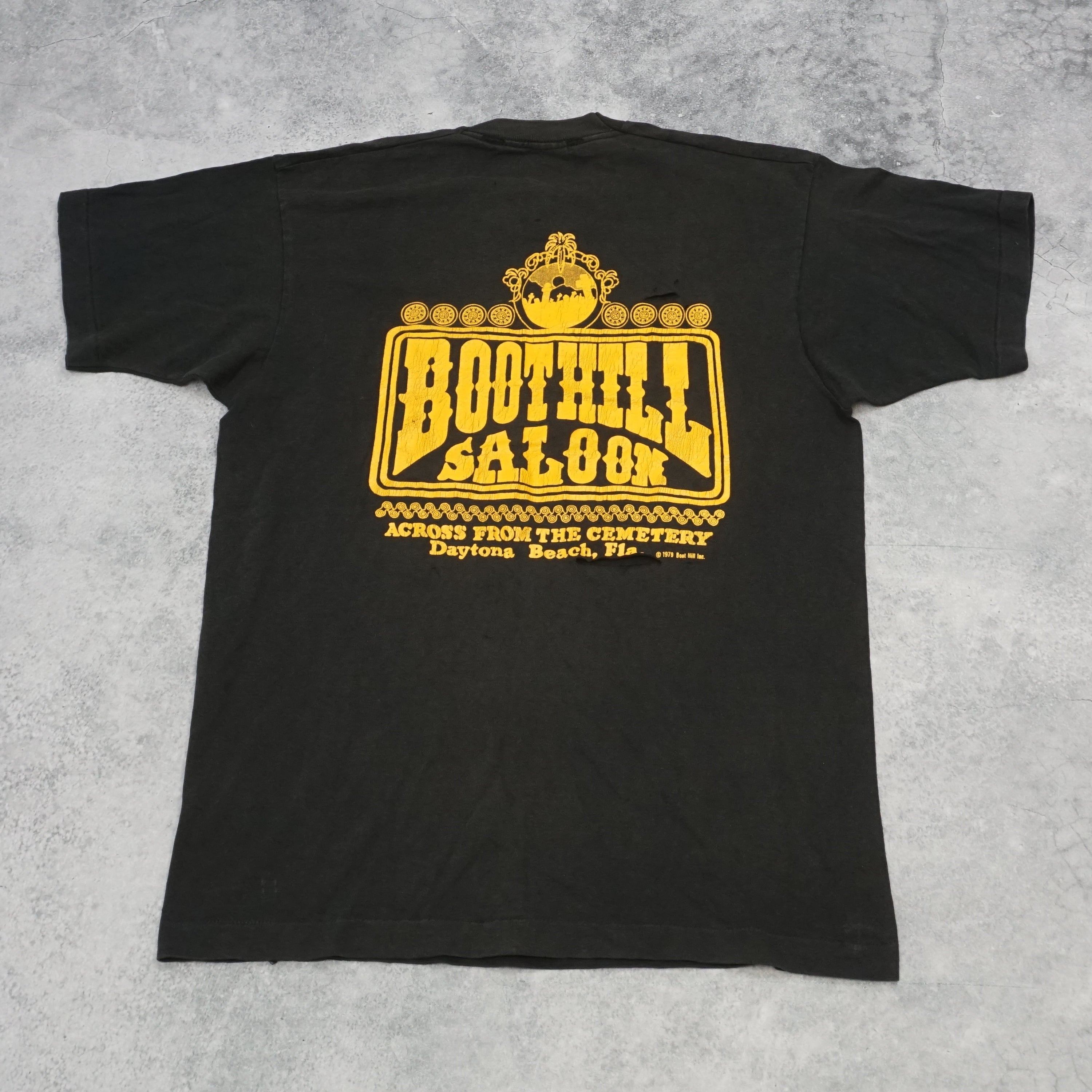 90s Boothill Saloon Daytona Beach Pocket Graphic T-Shirt