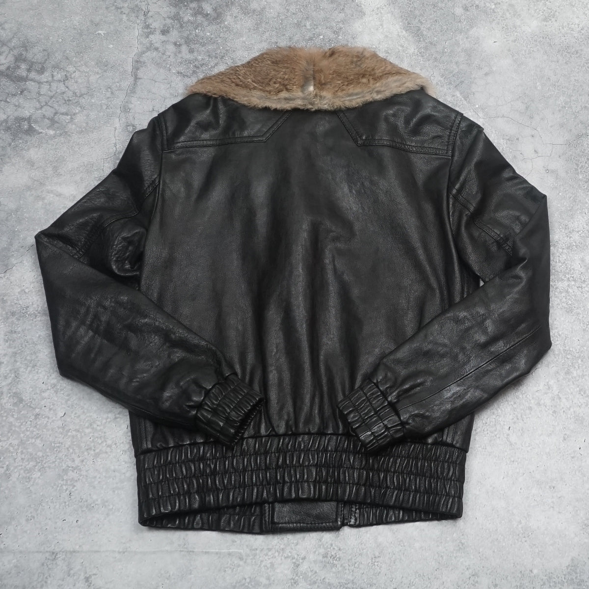 3.1 Phillip Lim Black Fur Collar Leather Jacket