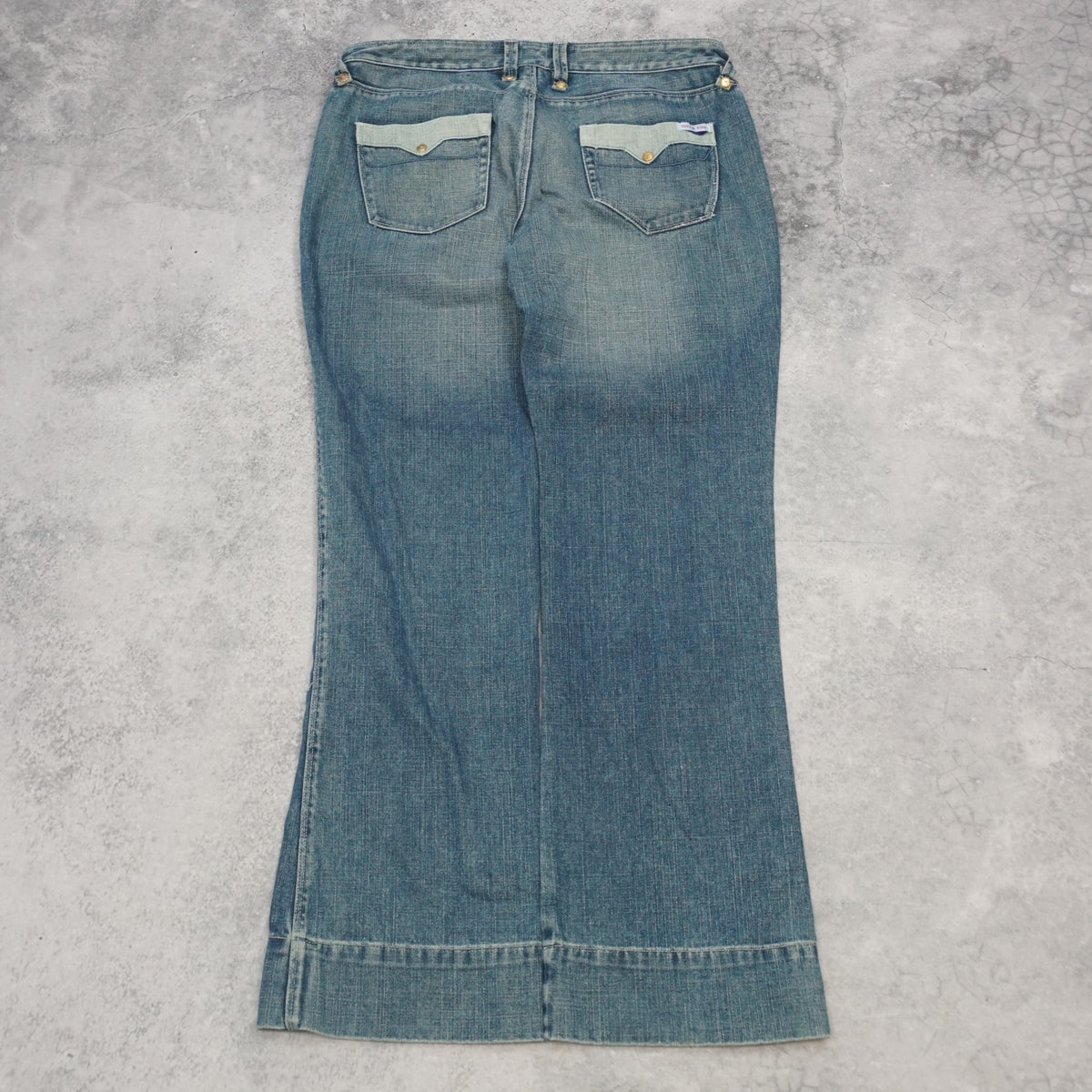 2000s Sass & Bide Flared Washed Jeans