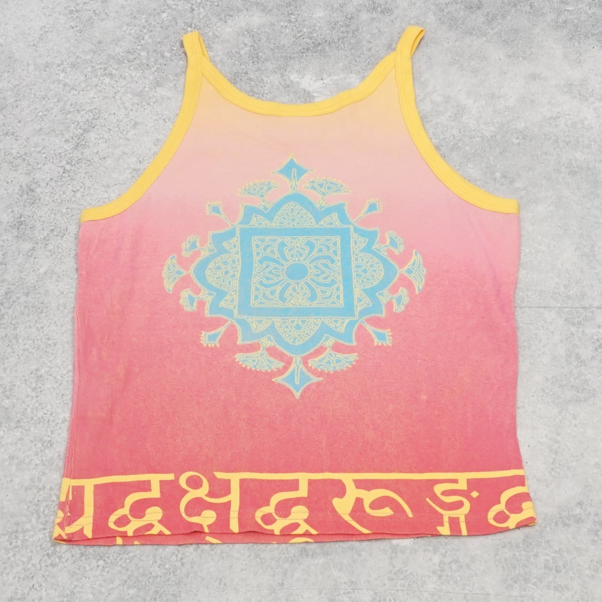 2000s Itsus Mandala Graphic Ombre Cami Top