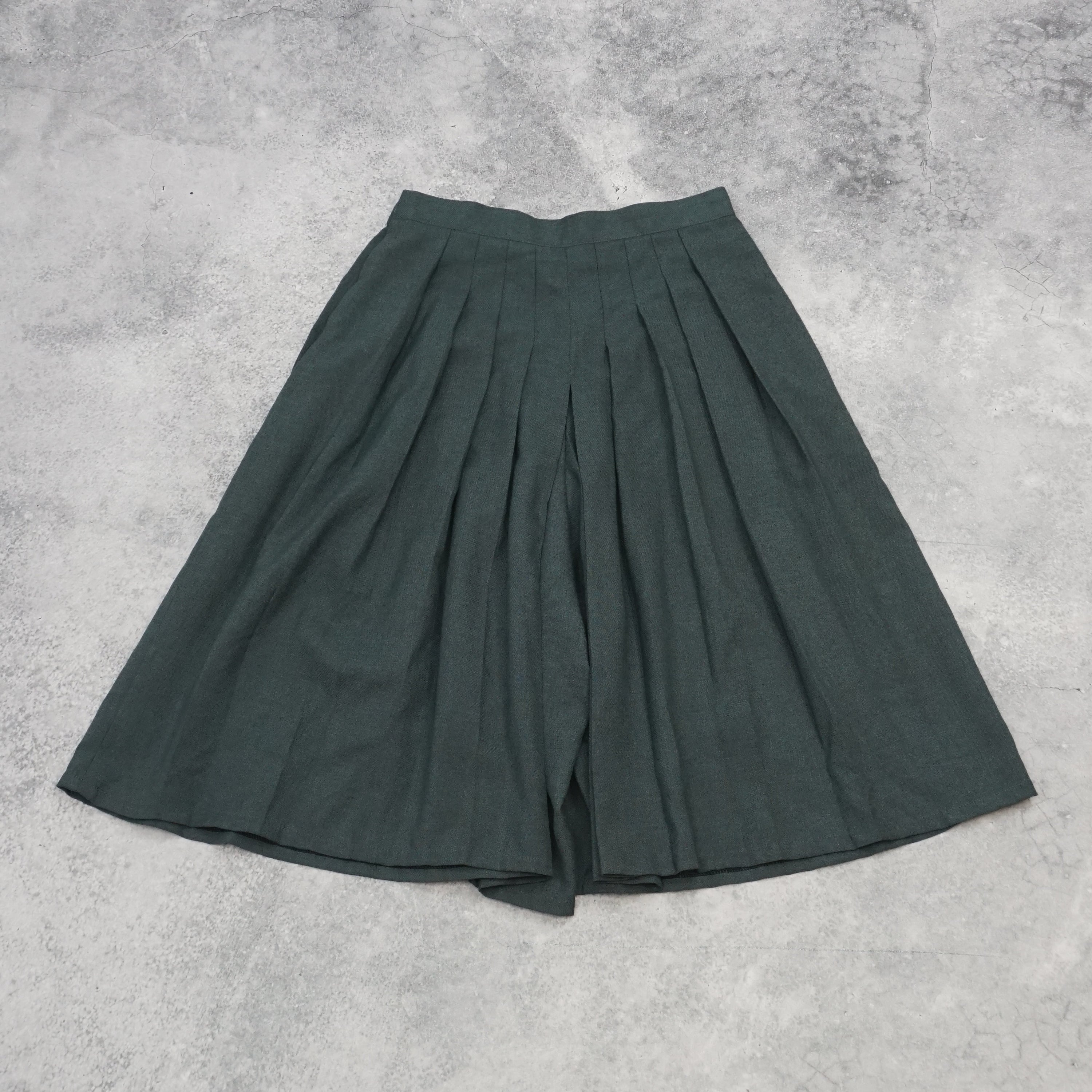 Siang-Li Pleated A-Line Skirt