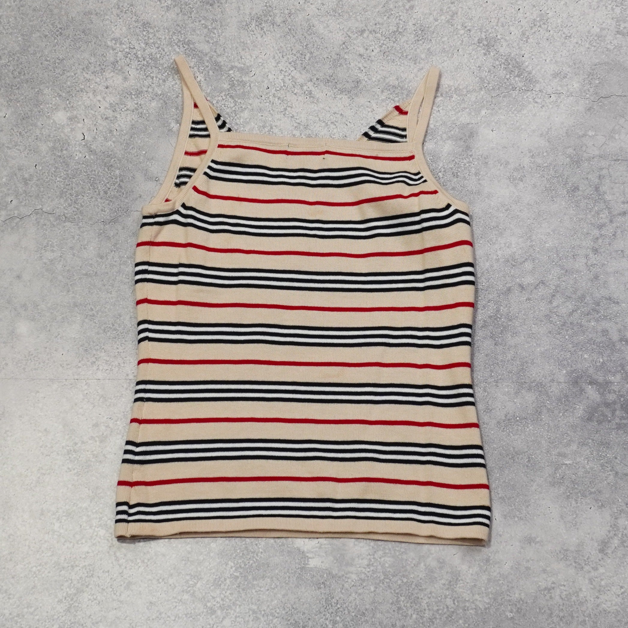2000s Burberry Striped Cami