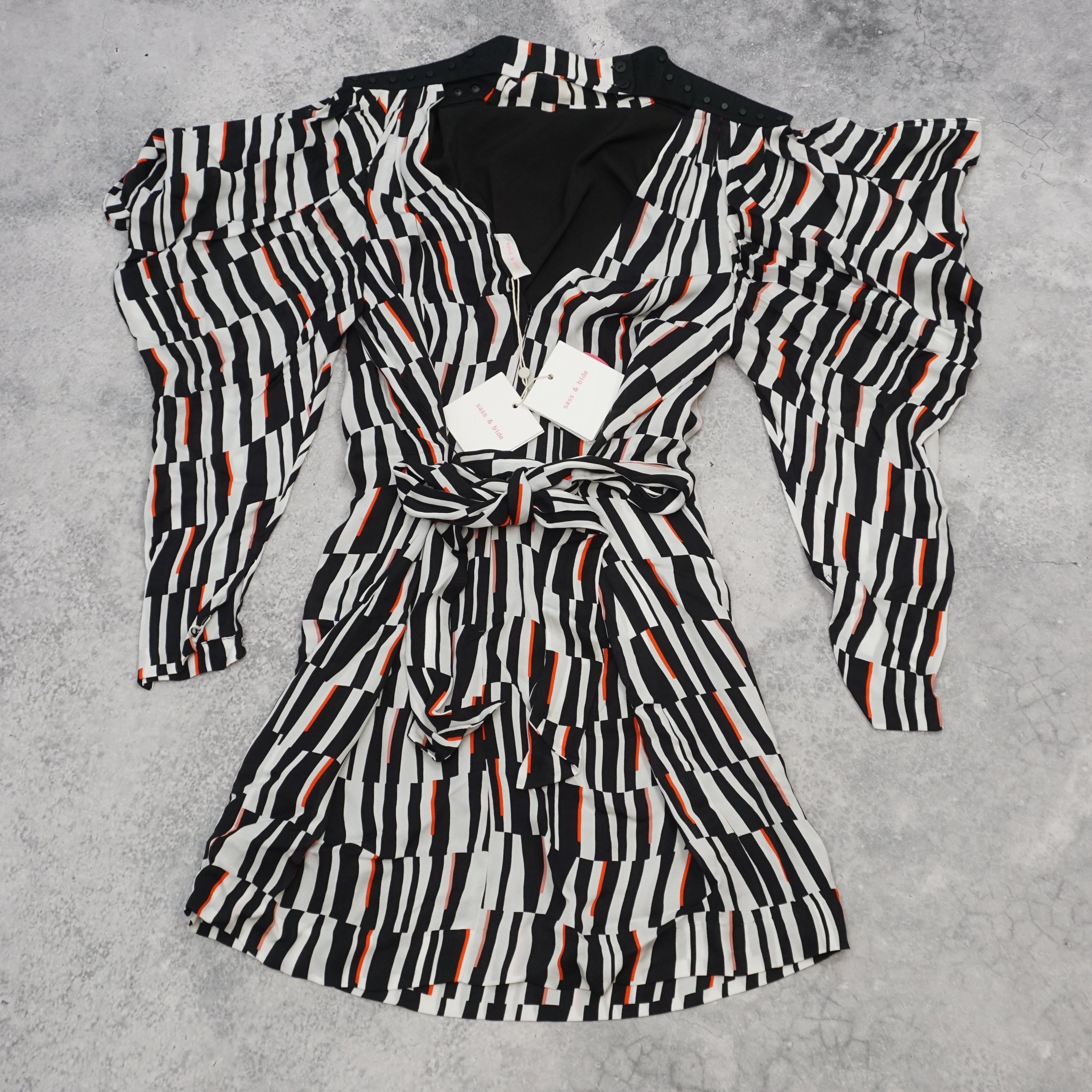Sass & Bide Striped Patterned Dress – Garmes