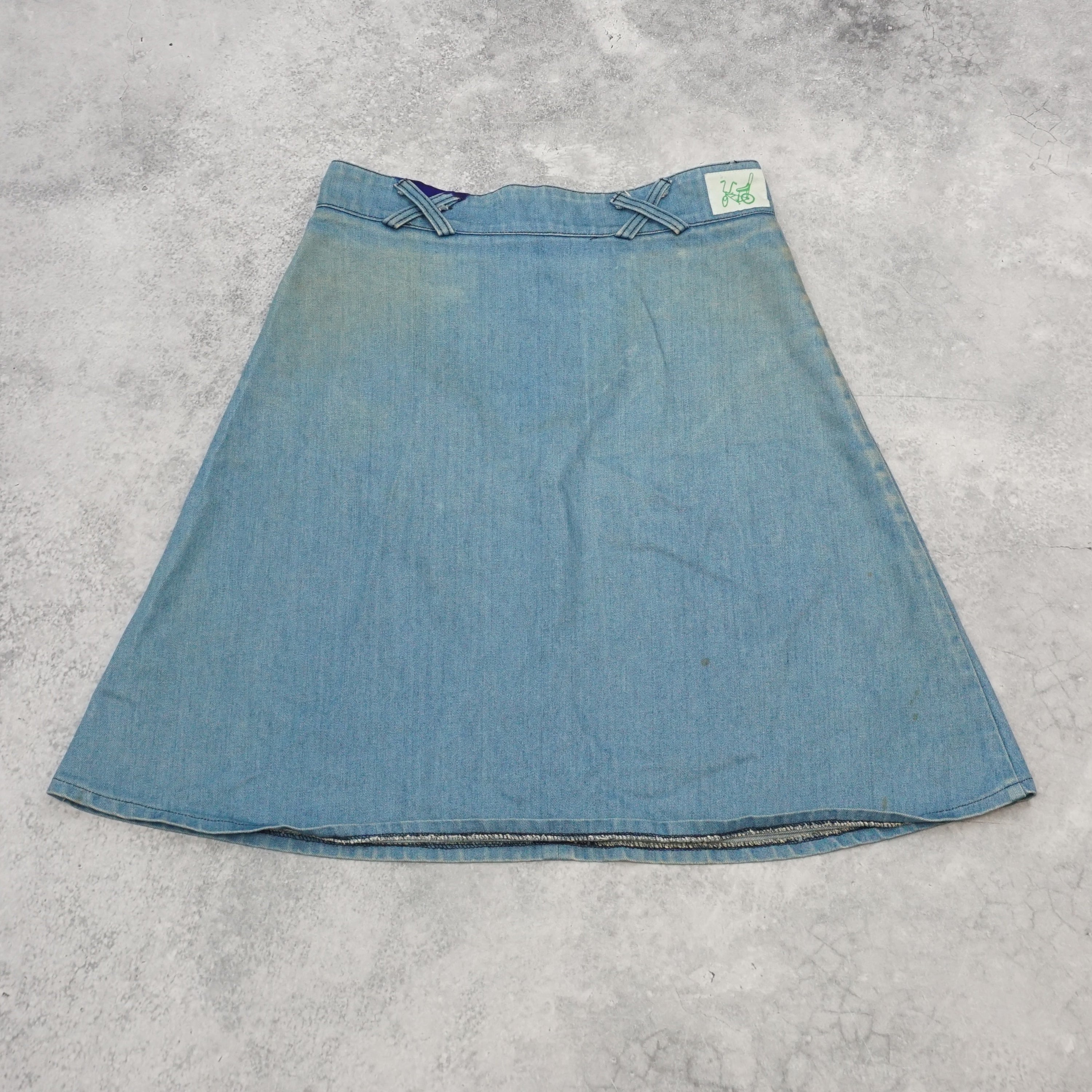 90s Dragstar Denim Mini Skirt