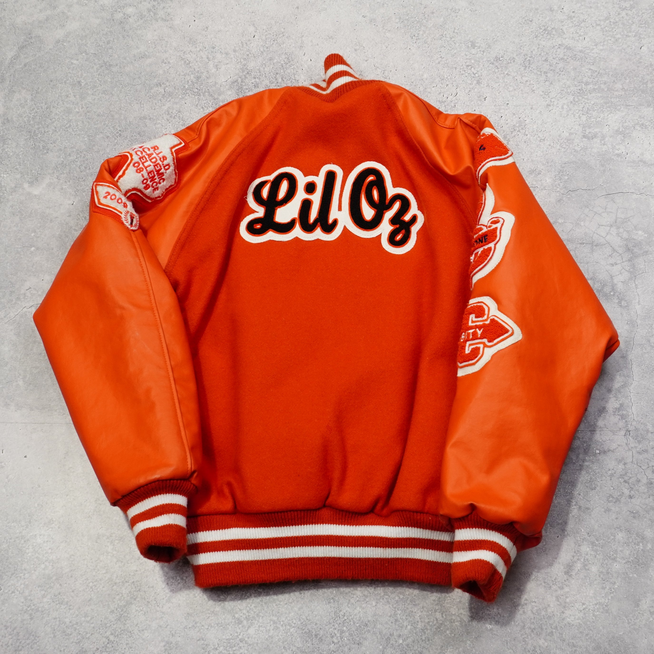 2000s Neff Varsity Leather Jacket