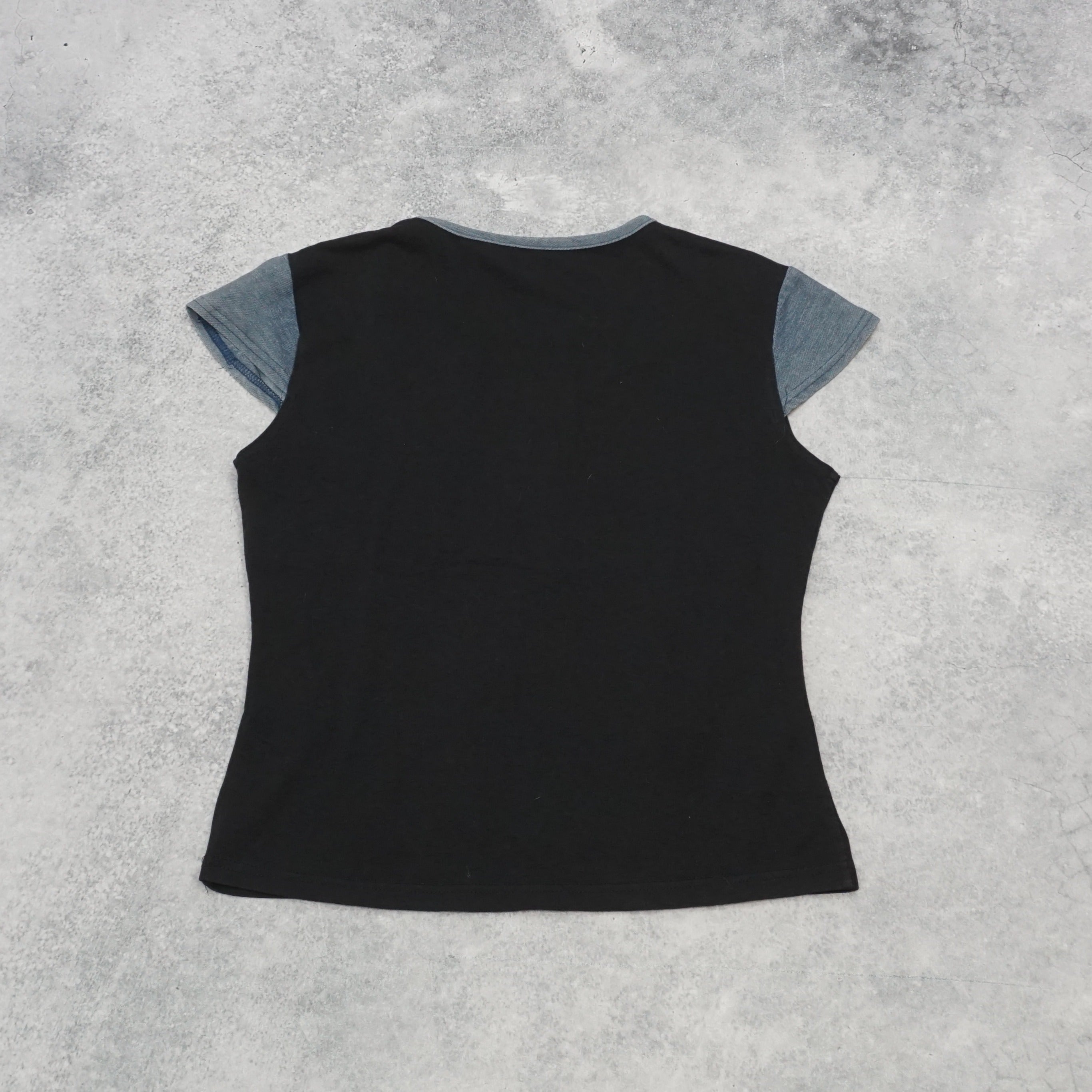 2000s Californiagirl Graphic Applique Crop T-Shirt