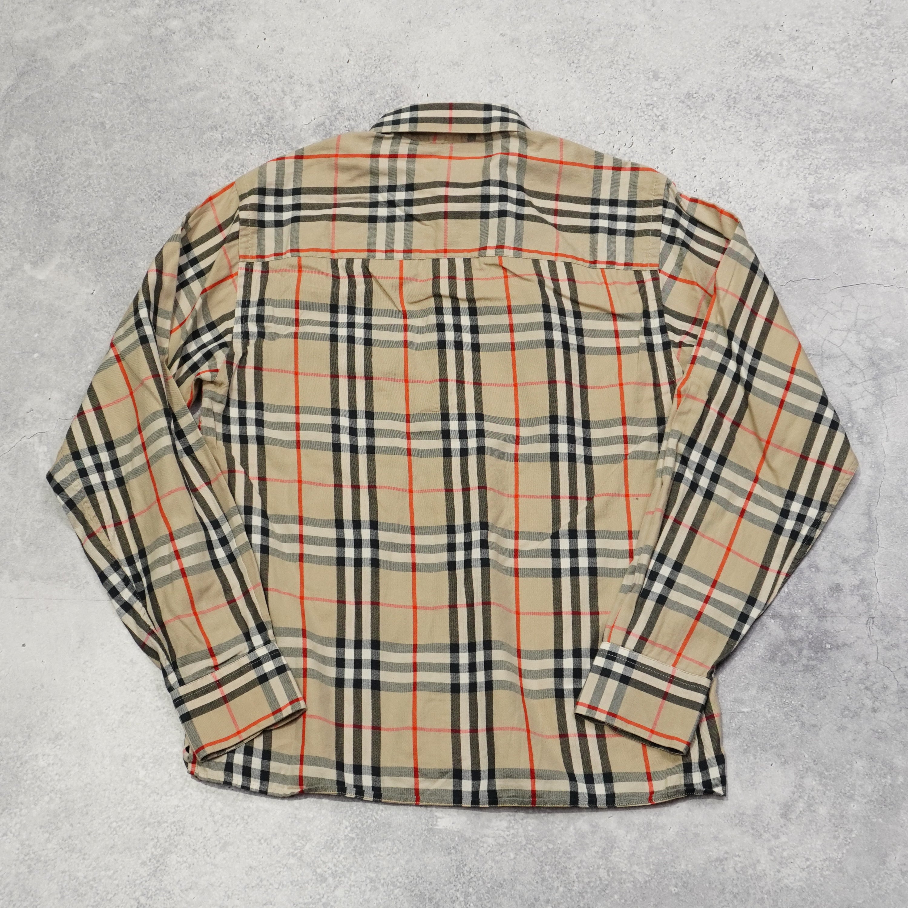 2000s Burberry Nova Check Button Up
