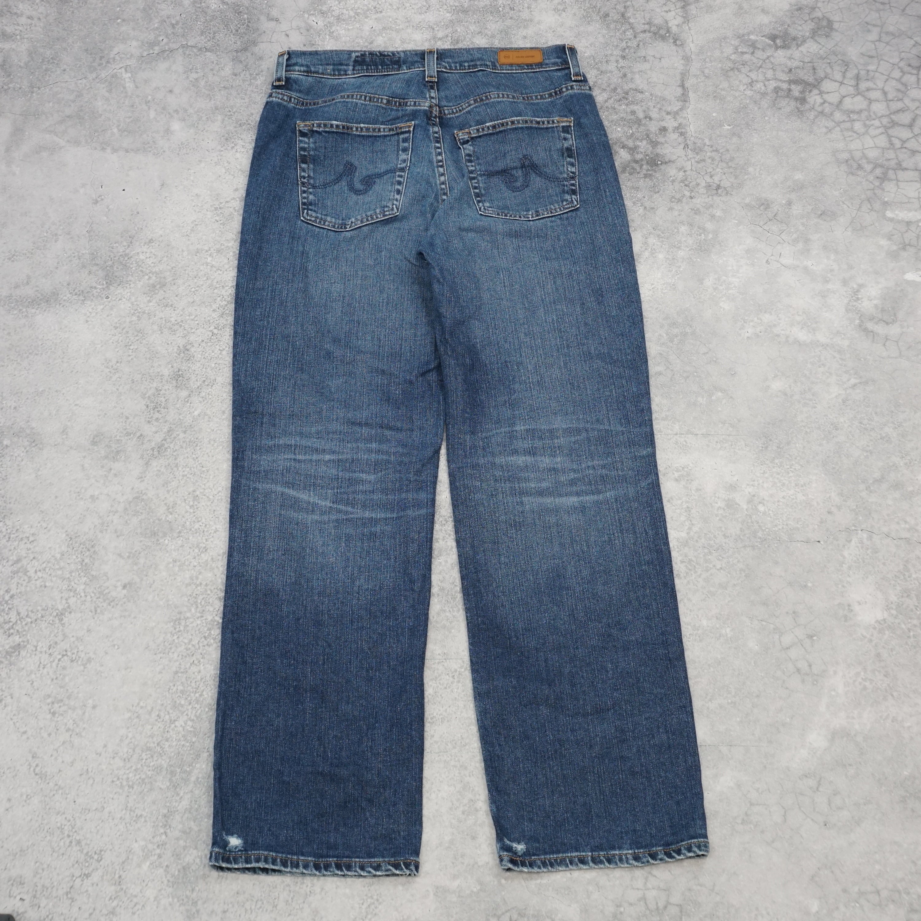 AG Brinley Mid-Rise Straight Jeans