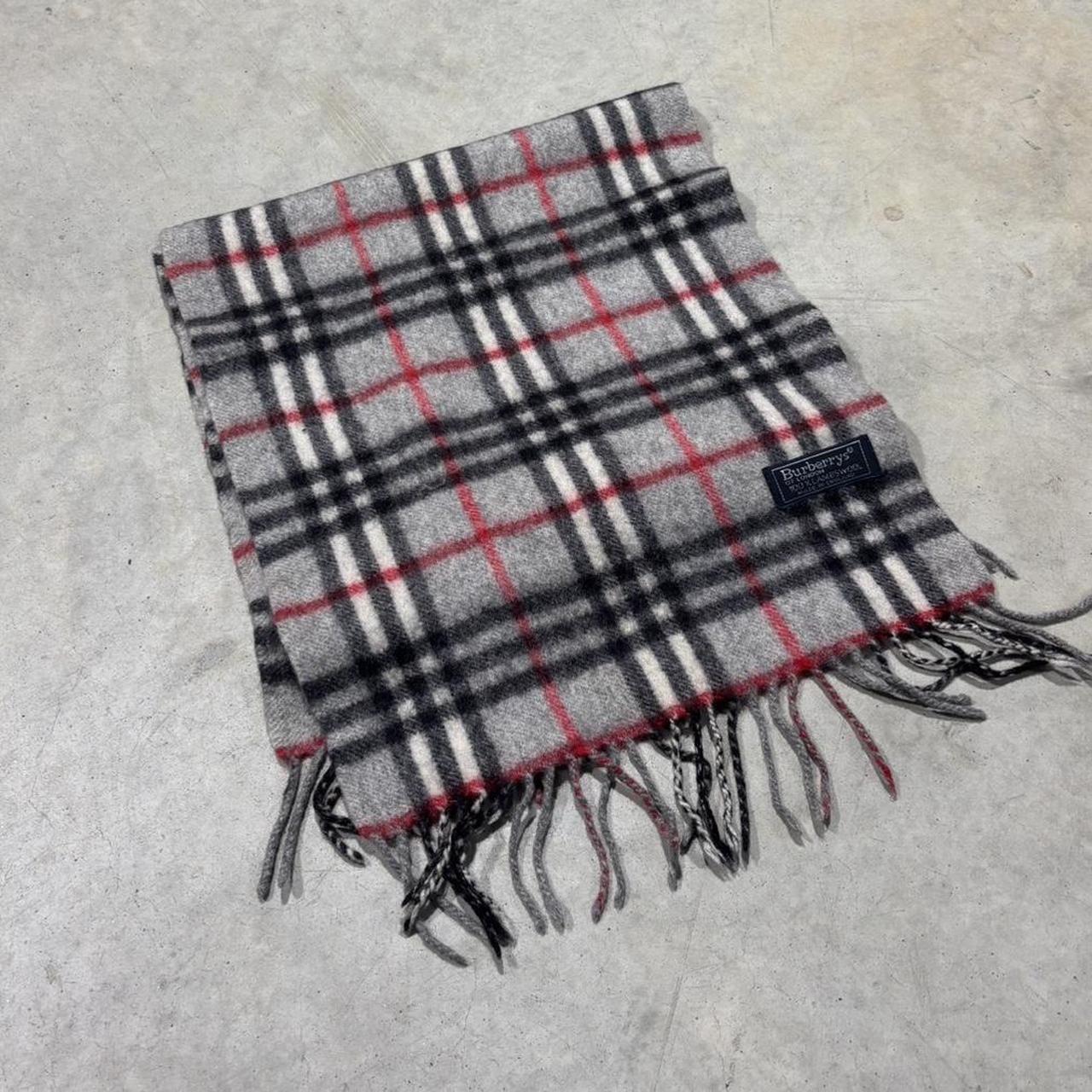 90s Burberrys Plaid Scarf