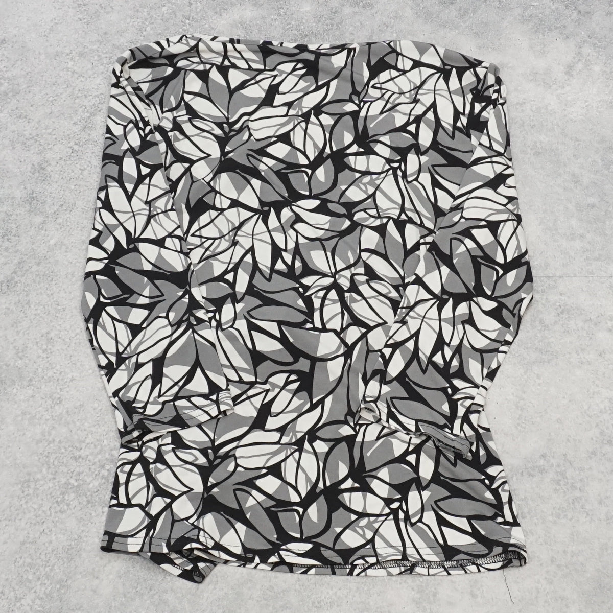 M&Co. Leaf Print Top