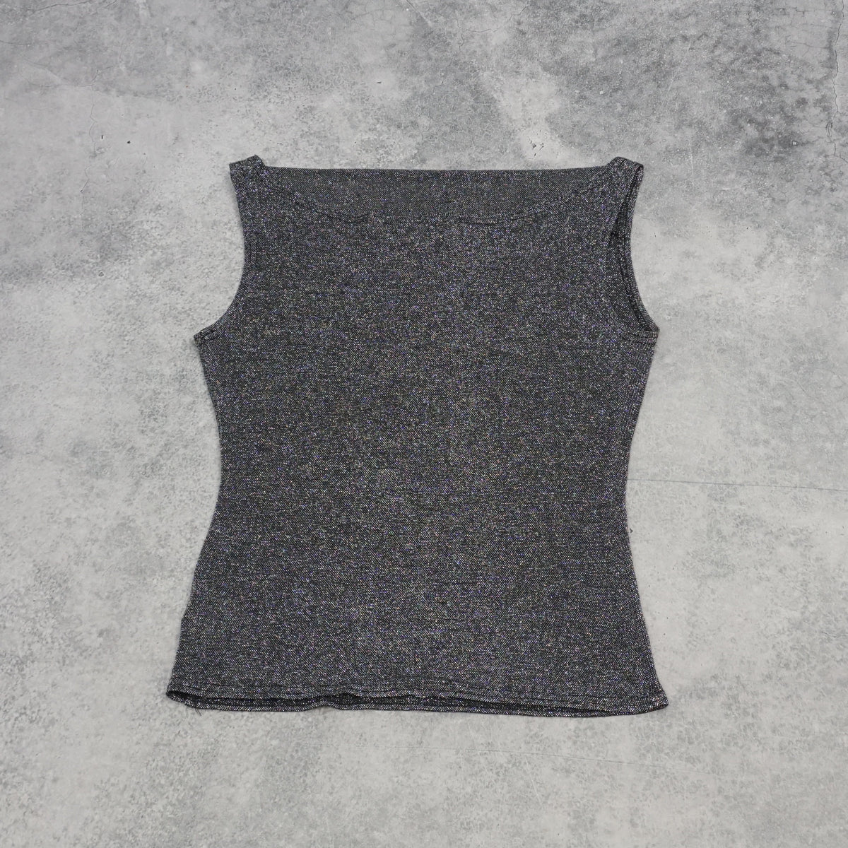 Stars Metallic Sleeveless Top