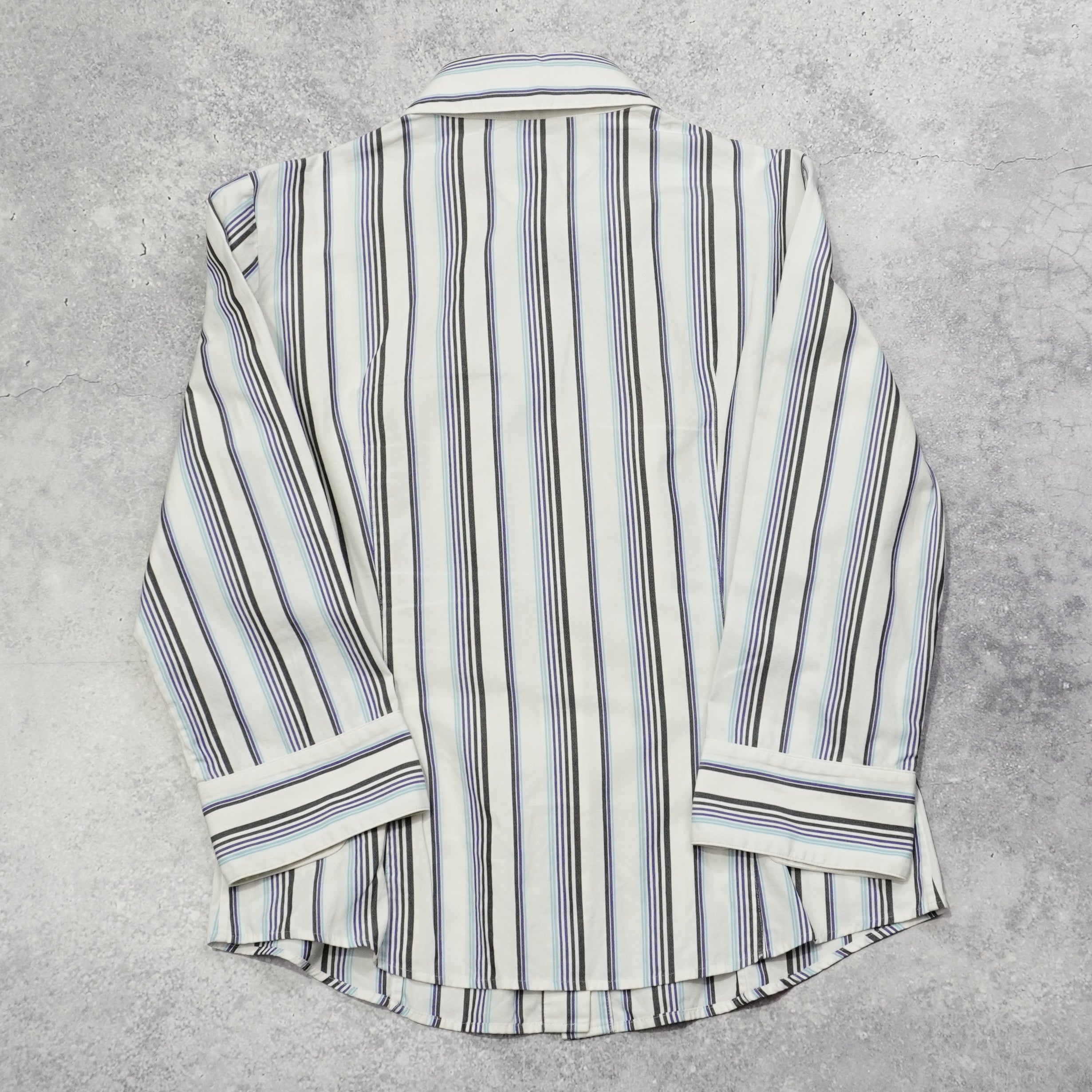 2000s Burberry Striped Button Up