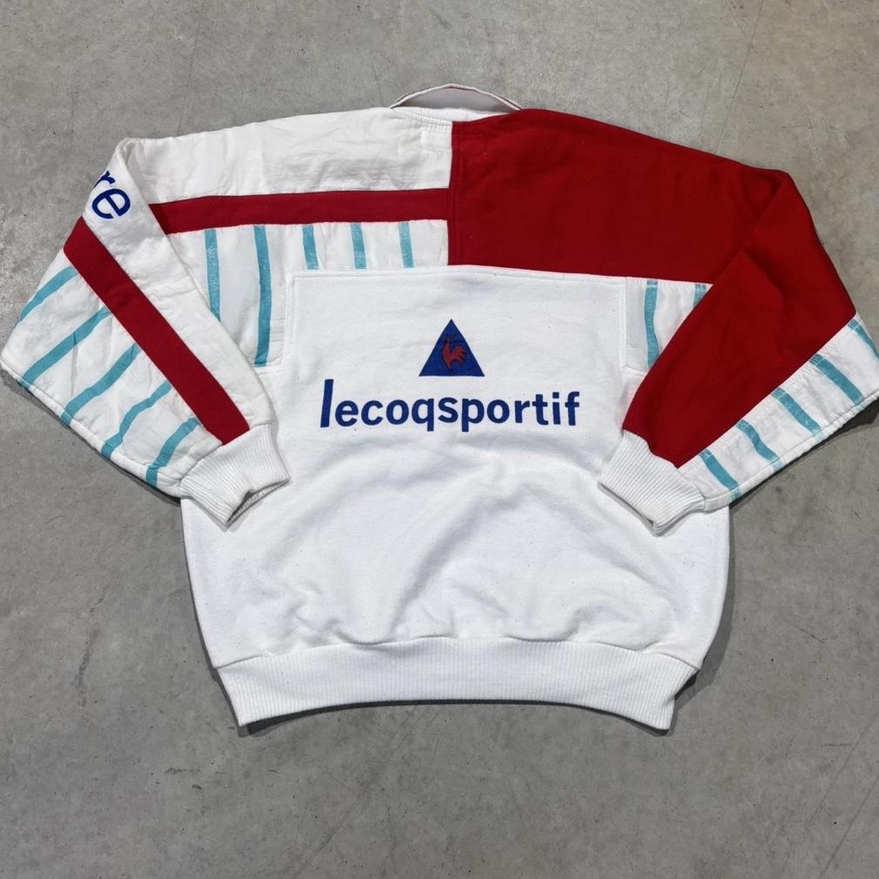 90s Le Coq De Sportif Color Block Sweatshirt Pullover