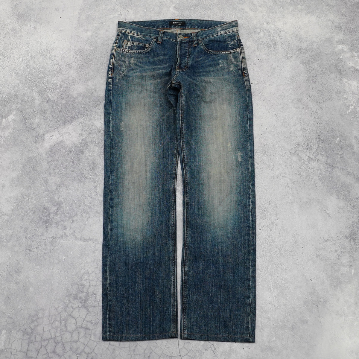2000s Burberry Black Label Straight Fit Jeans