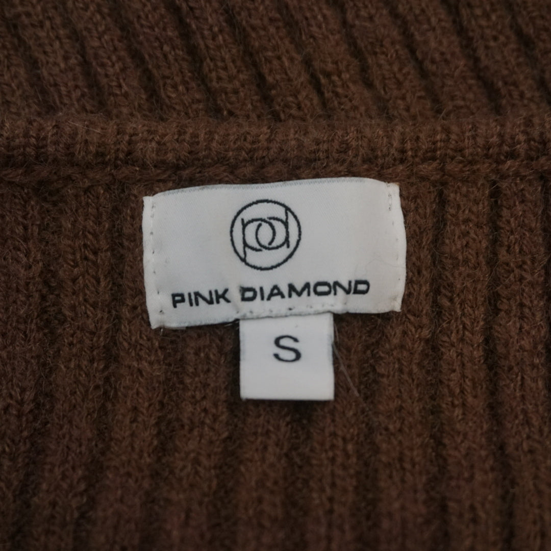 Pink Diamond Ribbed Tank Top