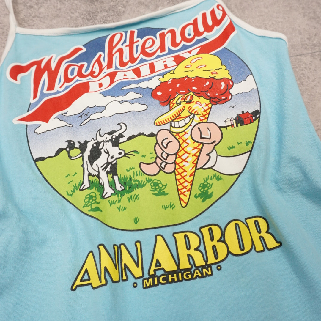 Gildan Washtenaw Dairy Ann Arbor Graphic Cami Top