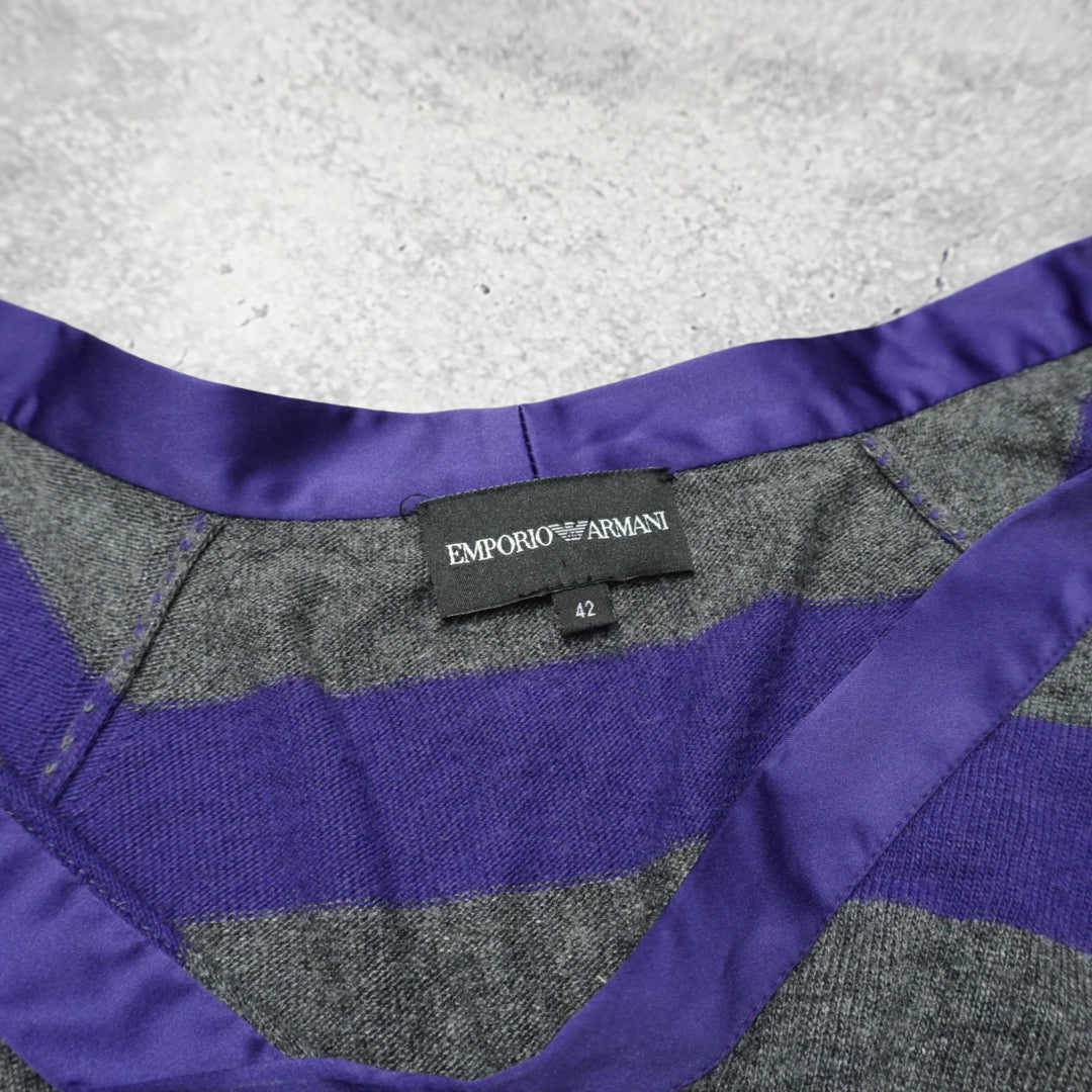 Emporio Armani Striped Knit Top