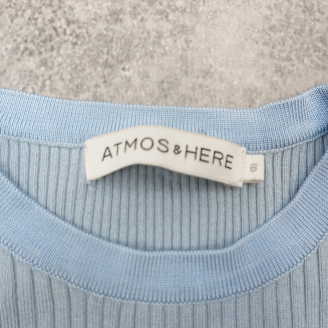 Atmos&Here Ribbed Knit Top